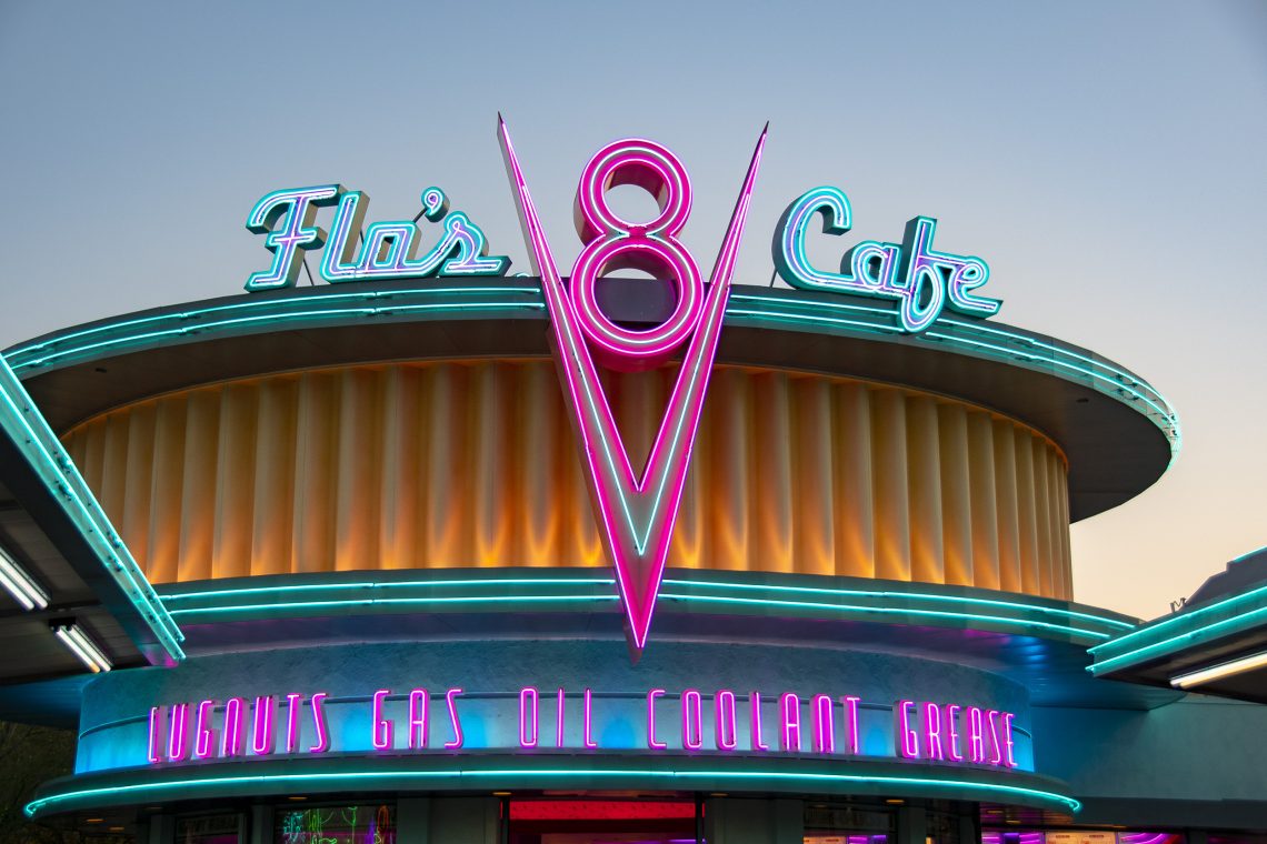 Flo's Cafe, Cars Land, California Adventure
