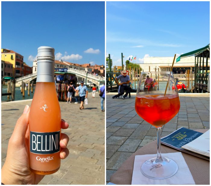 bellini och spritz venedig