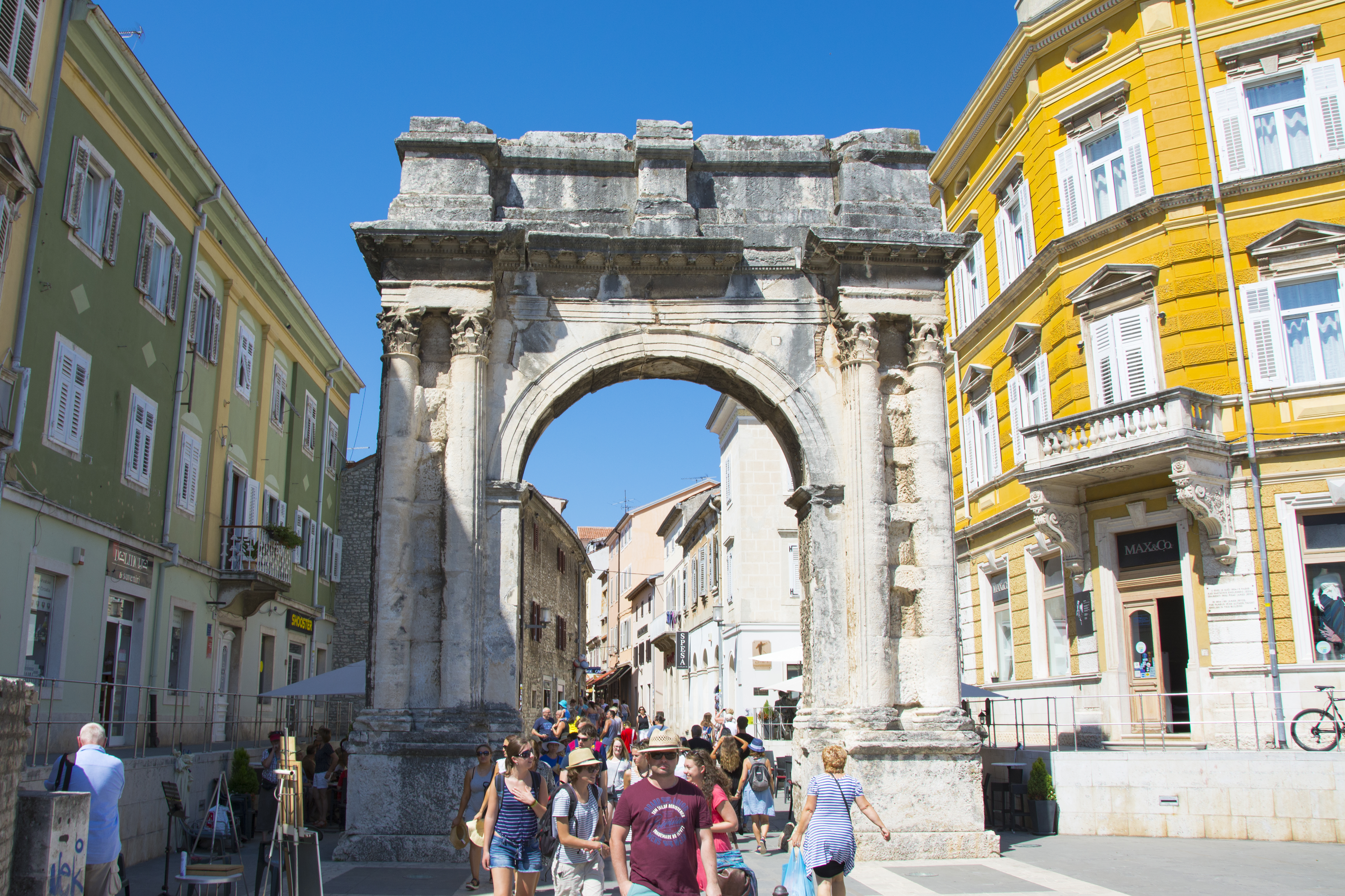 Arch of the Sergii pula kroatien