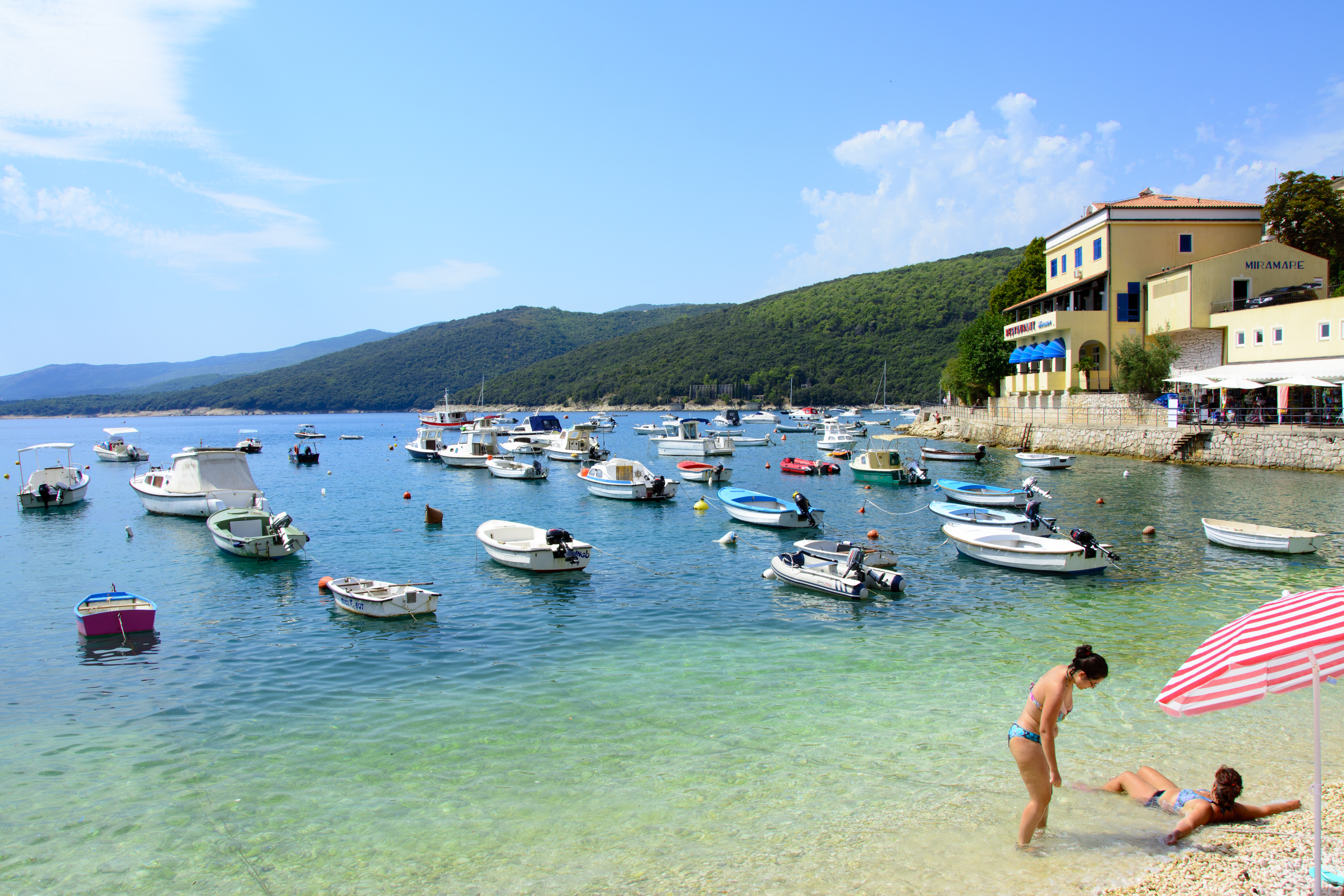 rabac kroatien strand