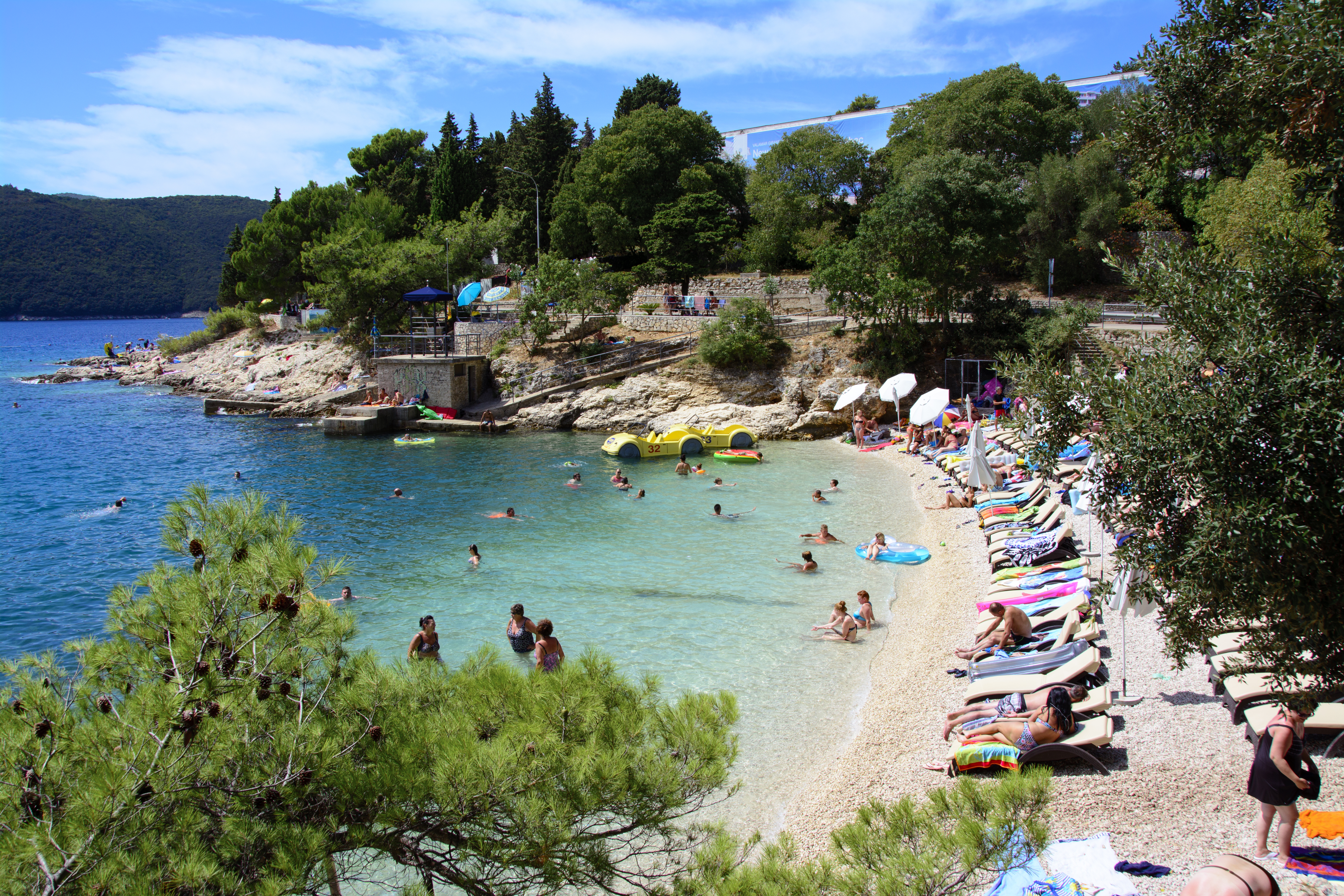 rabac strand kroatien