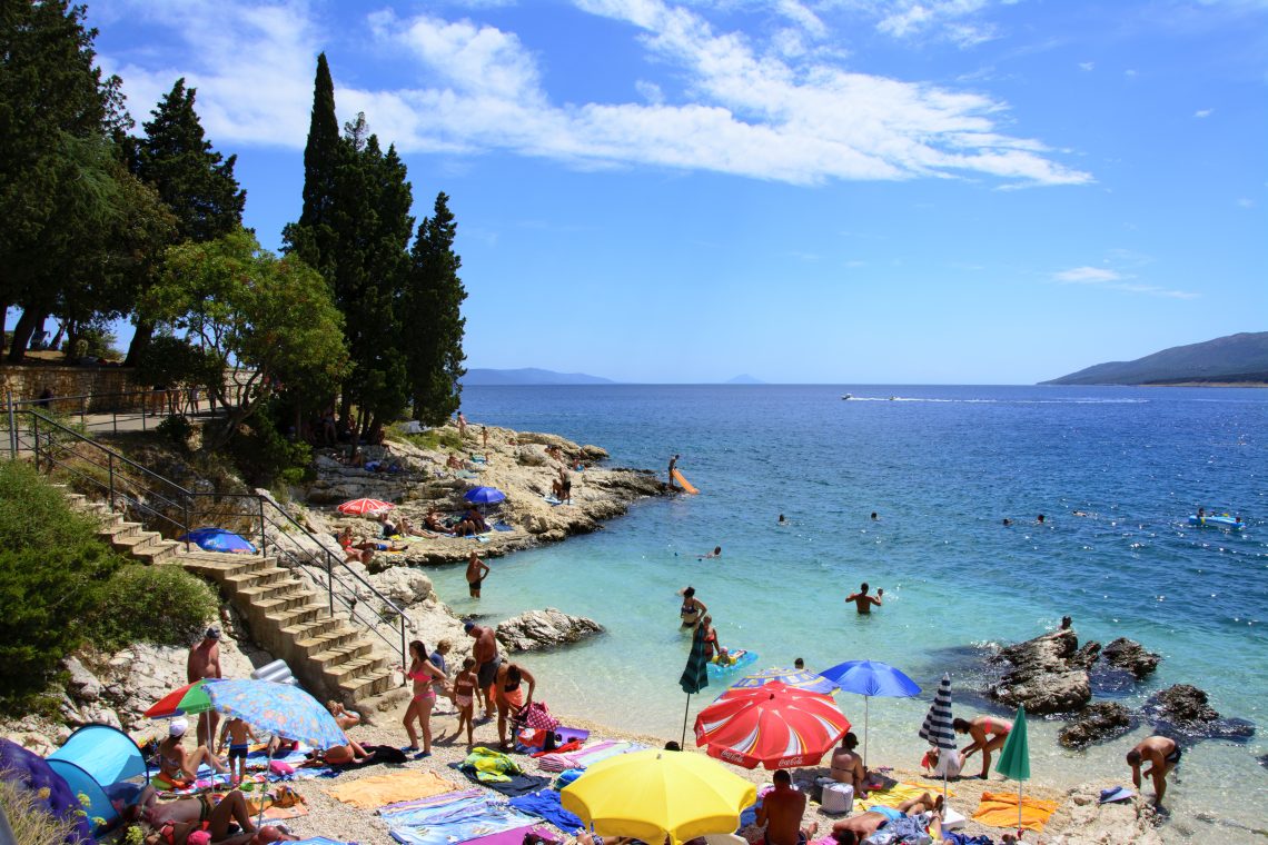 rabac strand kroatien
