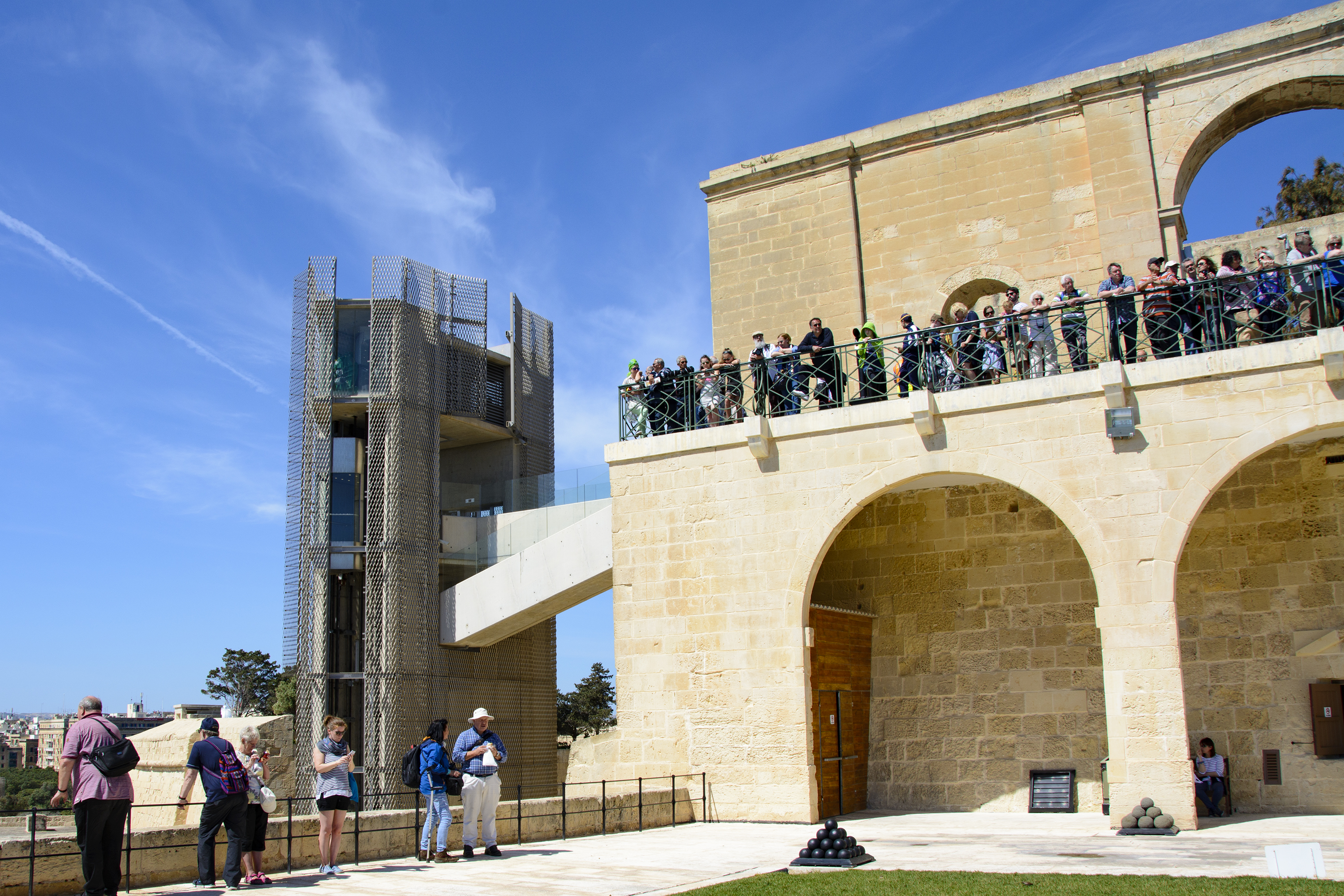 Upper Barrakka Lift valletta