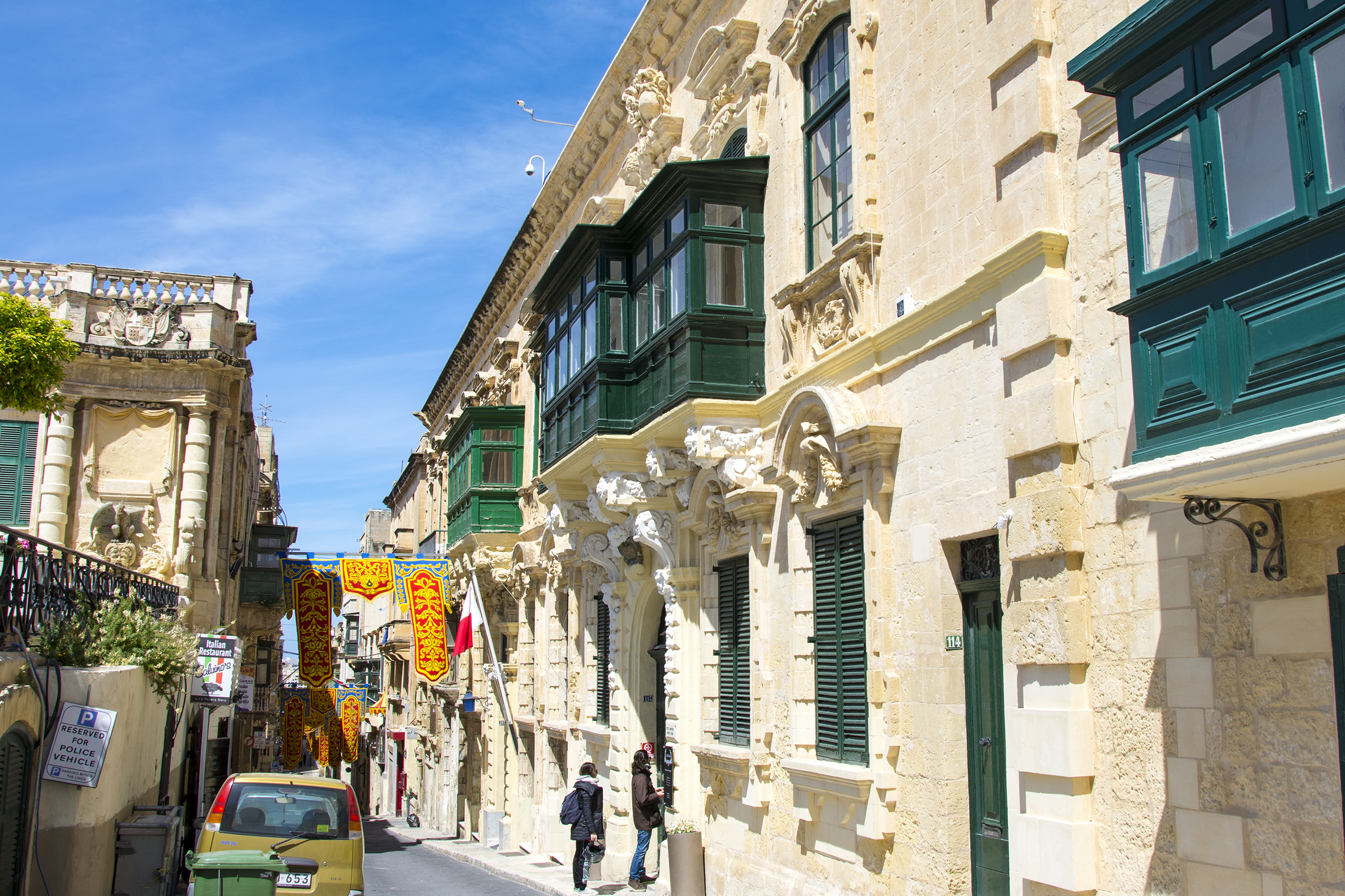 Burspråk i Valletta
