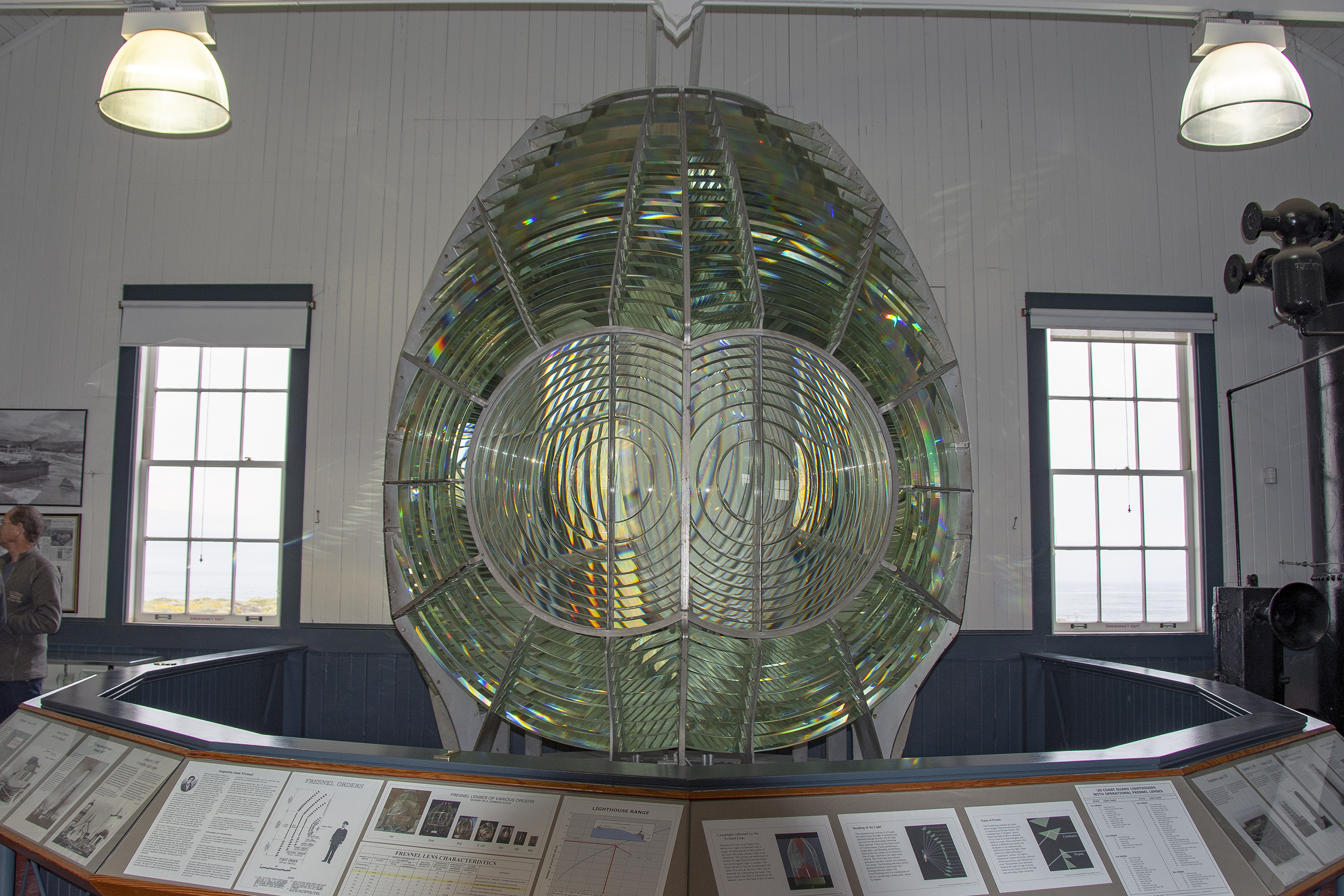 Fresnel lens Point Arena Lighthouse