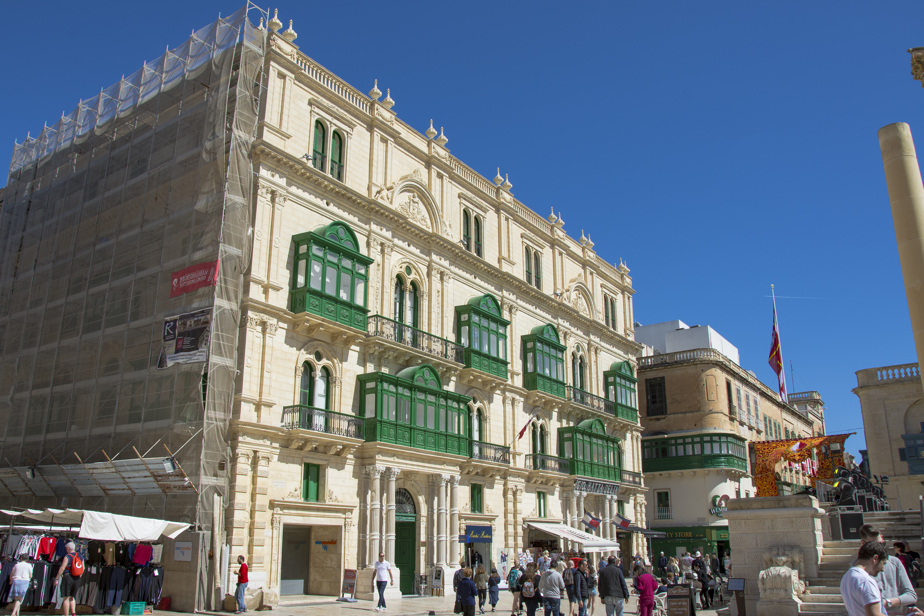 Burspråk i Valletta