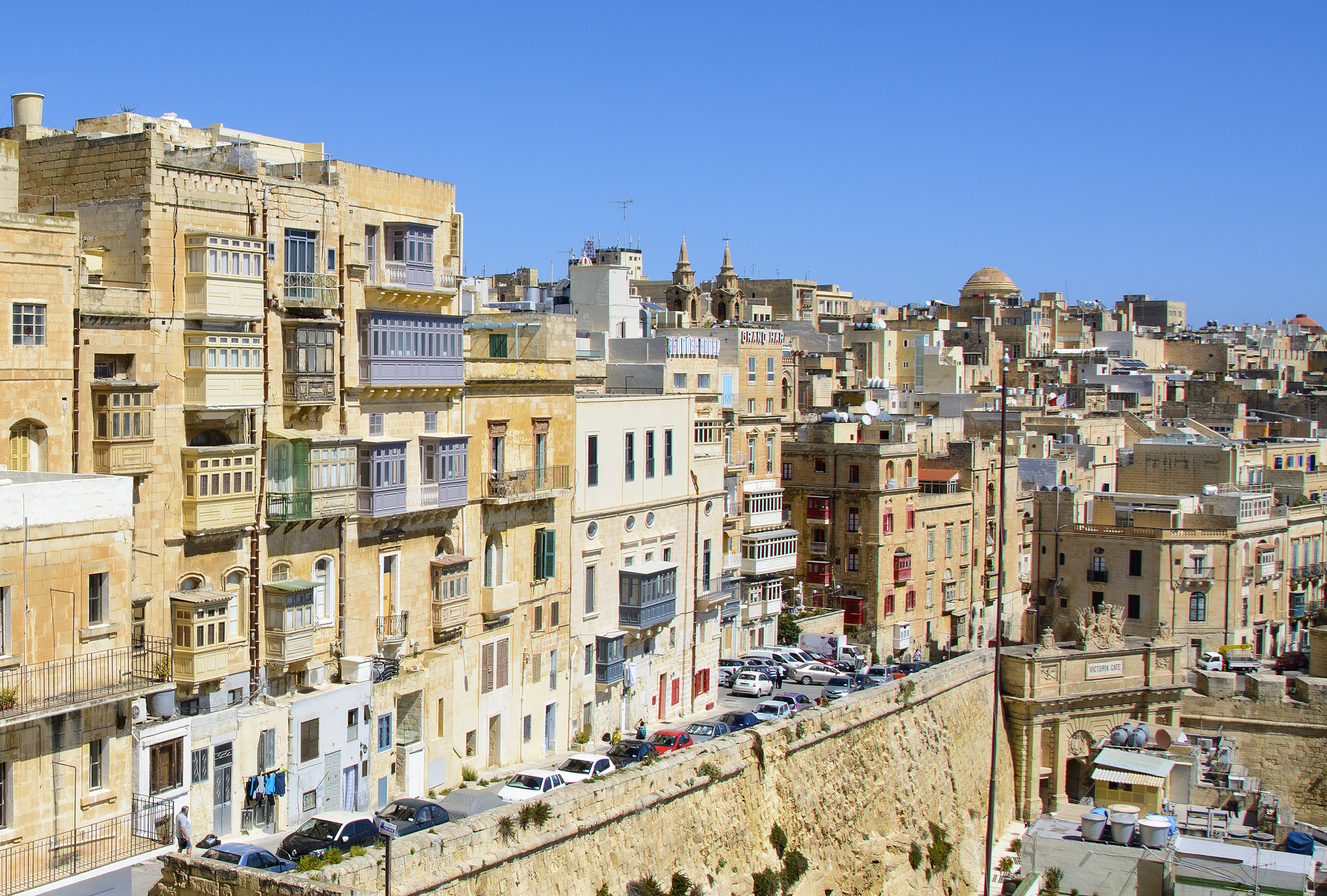 Burspråk i Valletta