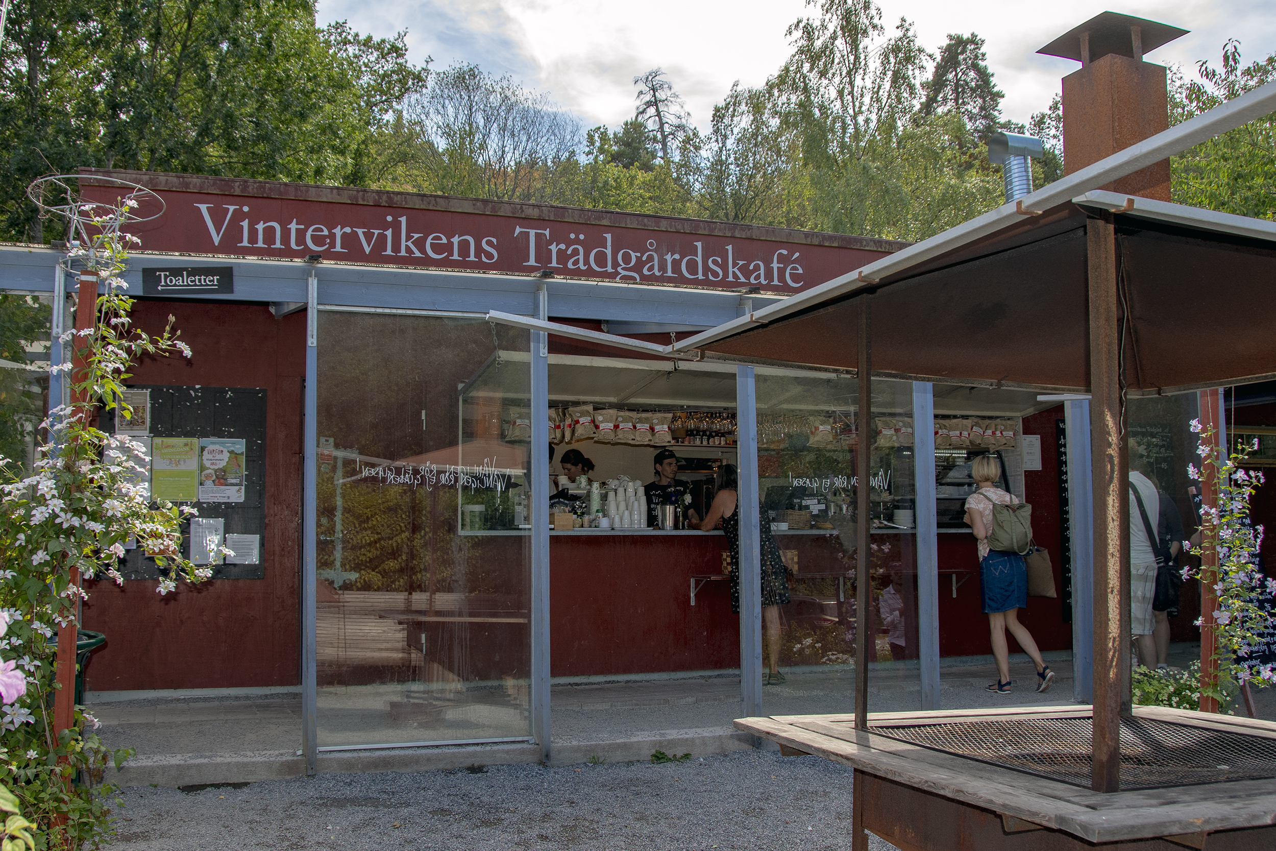 vintervikens trädgårdscafe