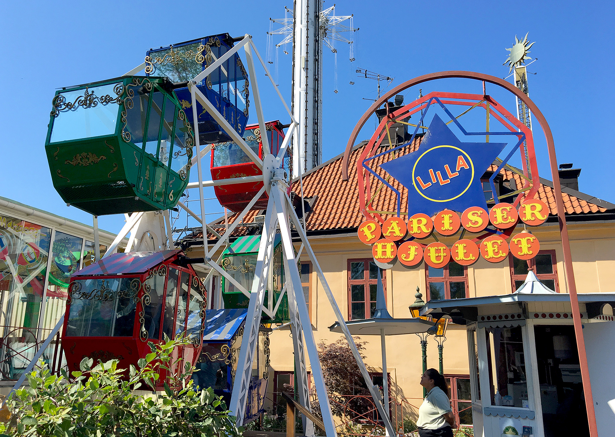 Sommaren 2018 Lilla Pariserhjulet på Gröna Lund. 