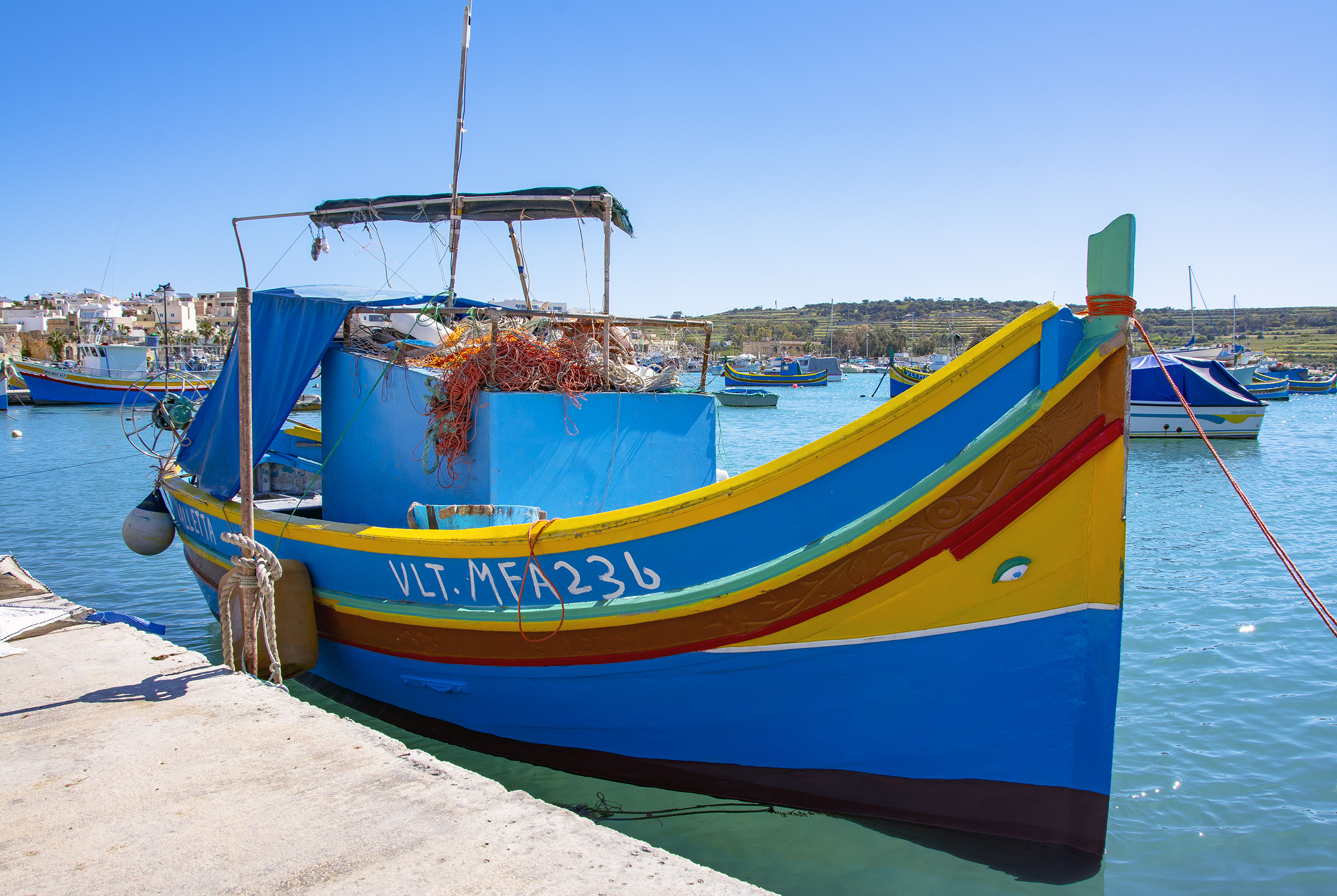 Marsaxlokk Malta Luzzu