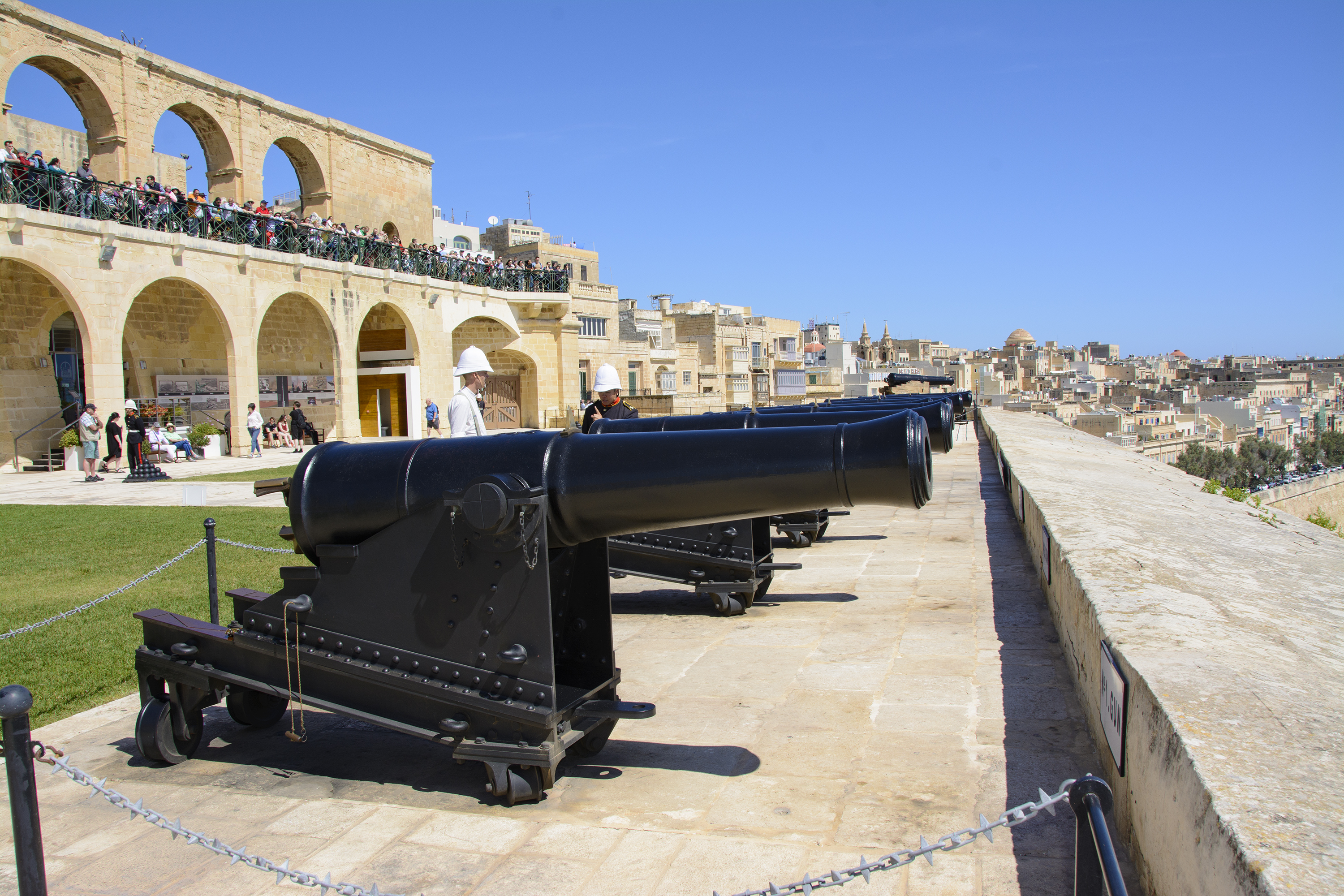 Saluting Battery Upper Barrakka Gardens Valletta