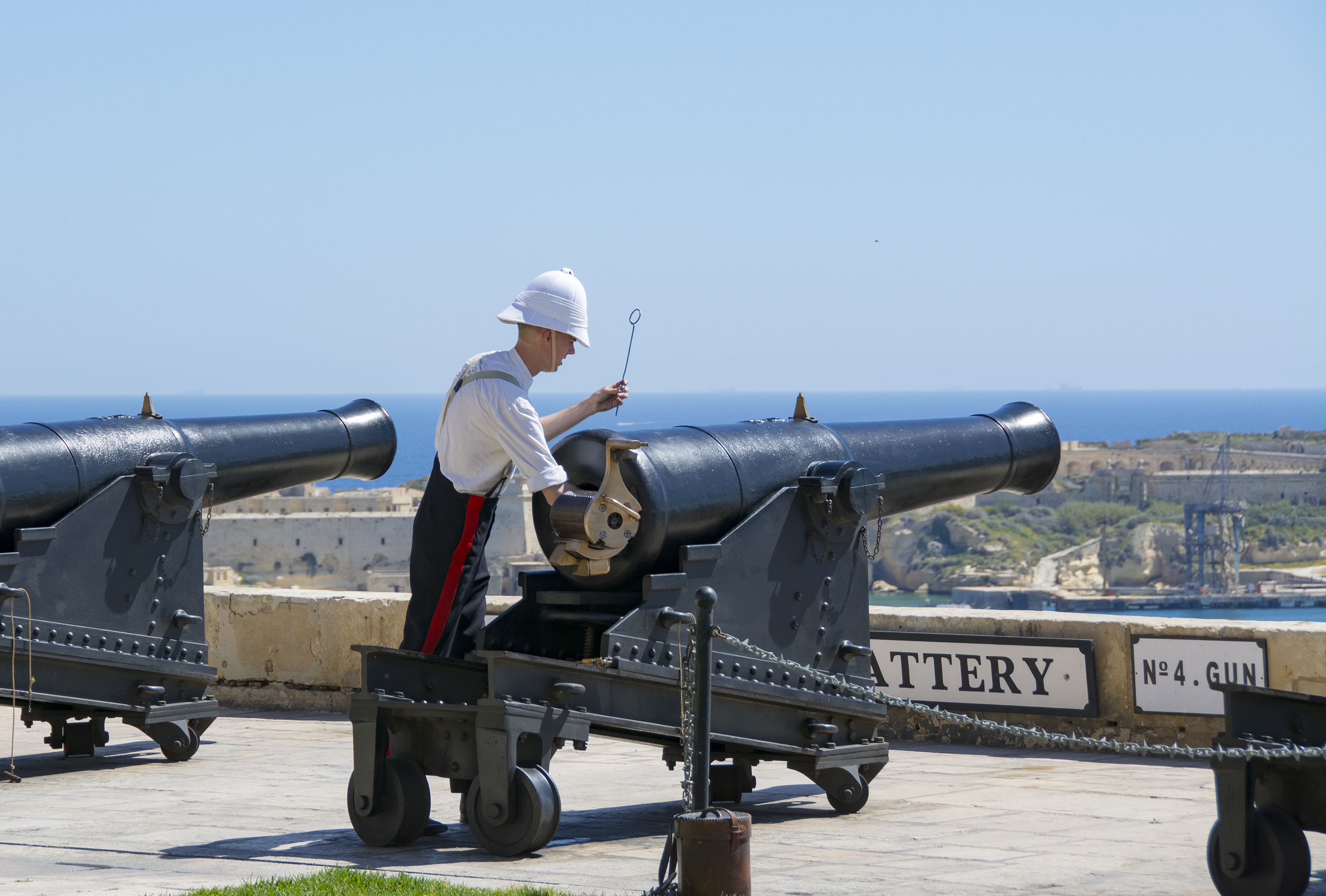 Saluting Battery Upper Barrakka Gardens Valletta