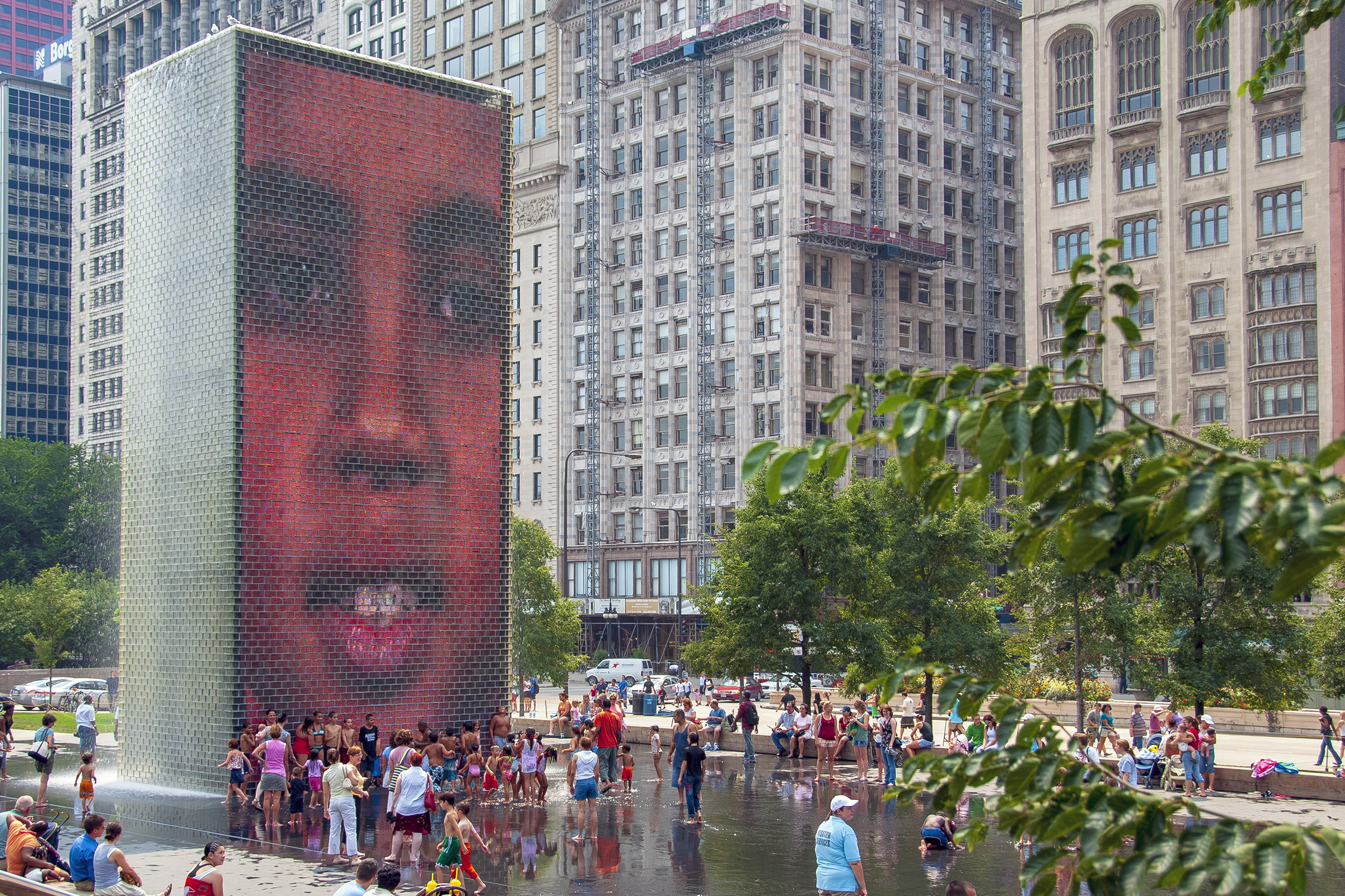 Crown Fountain Millennium Park Chicago