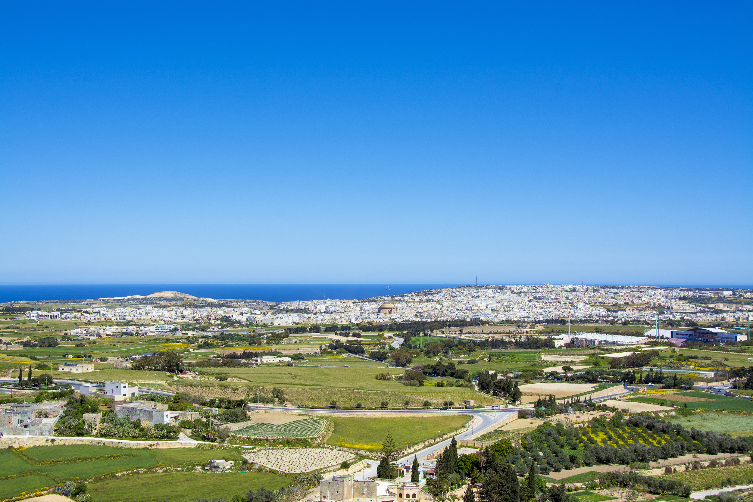 Utsikt från Mdina Malta