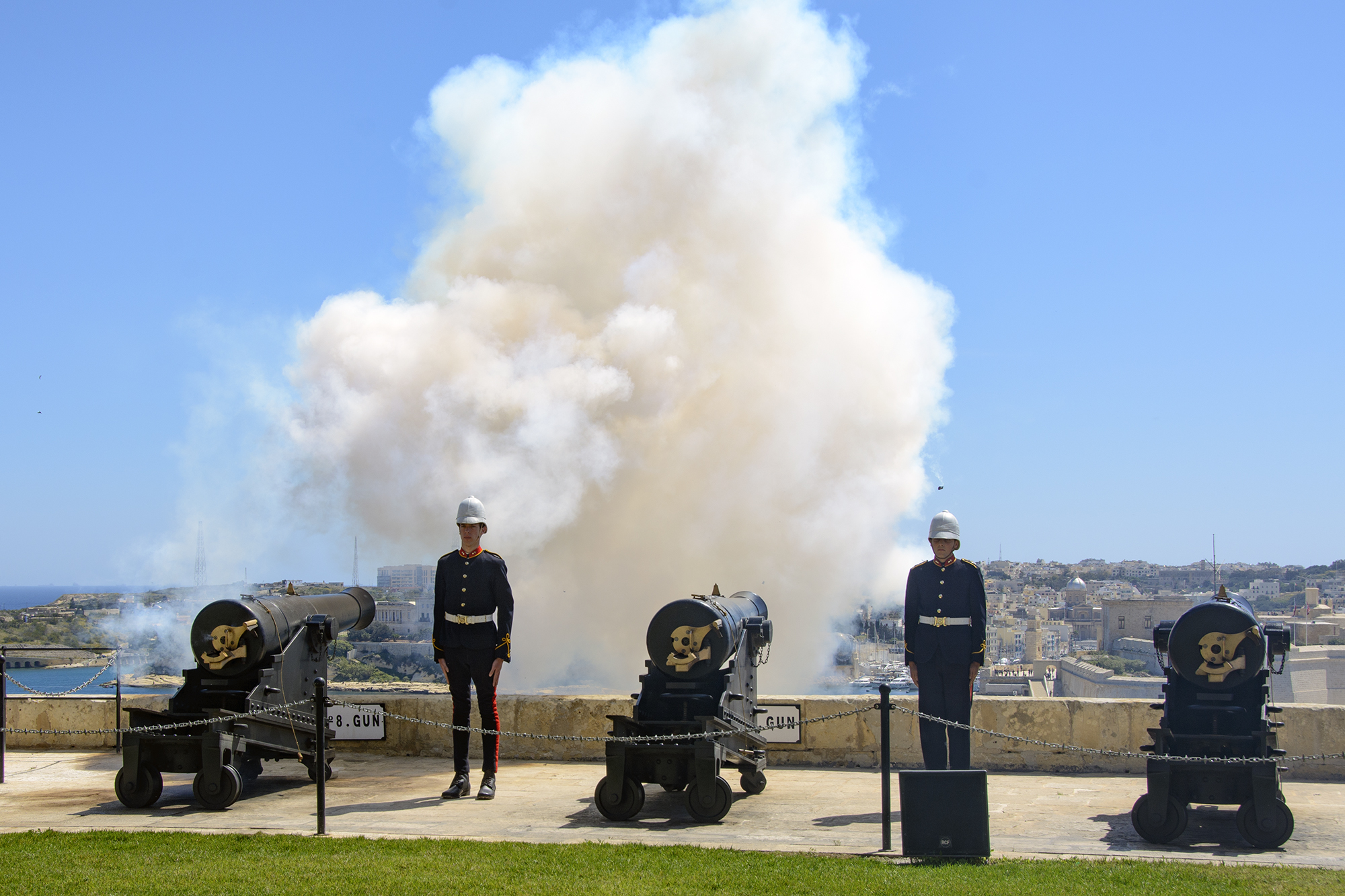 Saluting Battery Upper Barrakka Gardens Valletta