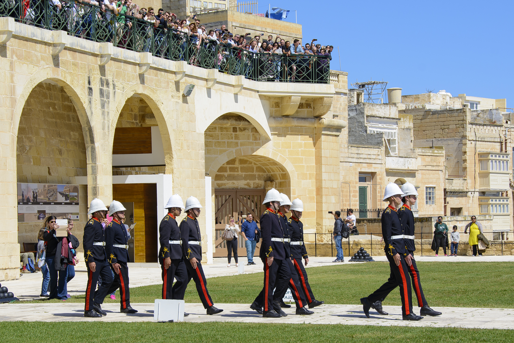 Saluting Battery Upper Barrakka Gardens Valletta