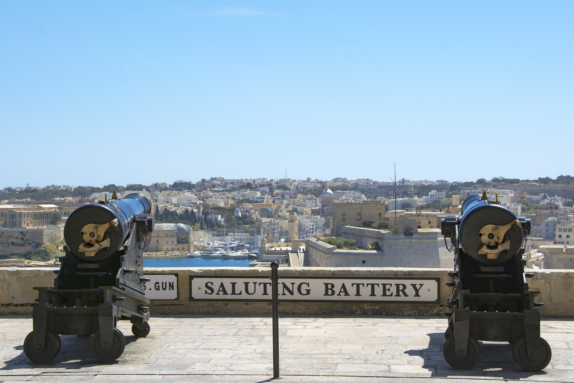 Saluting Battery upper barrakka gardens