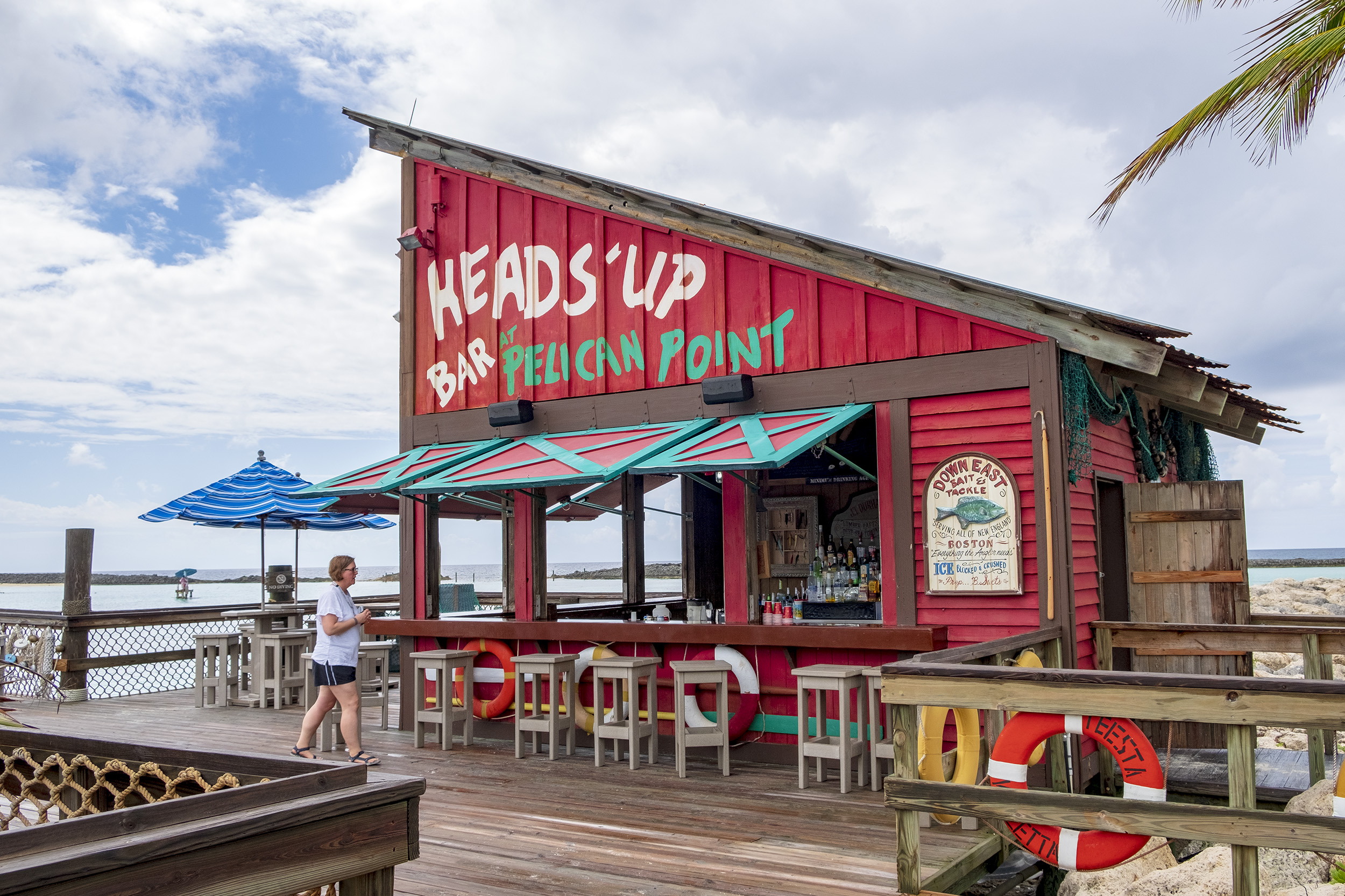 Castaway Cay Head's Up Bar.