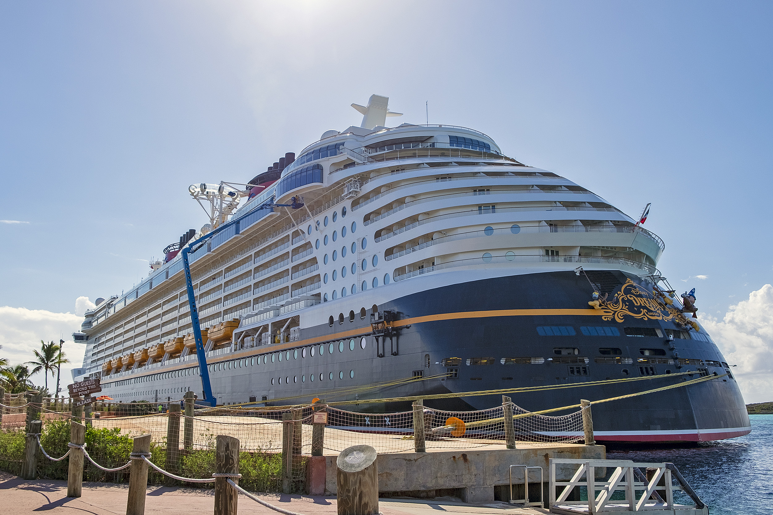 Disney Dream Docked at Castaway Cay