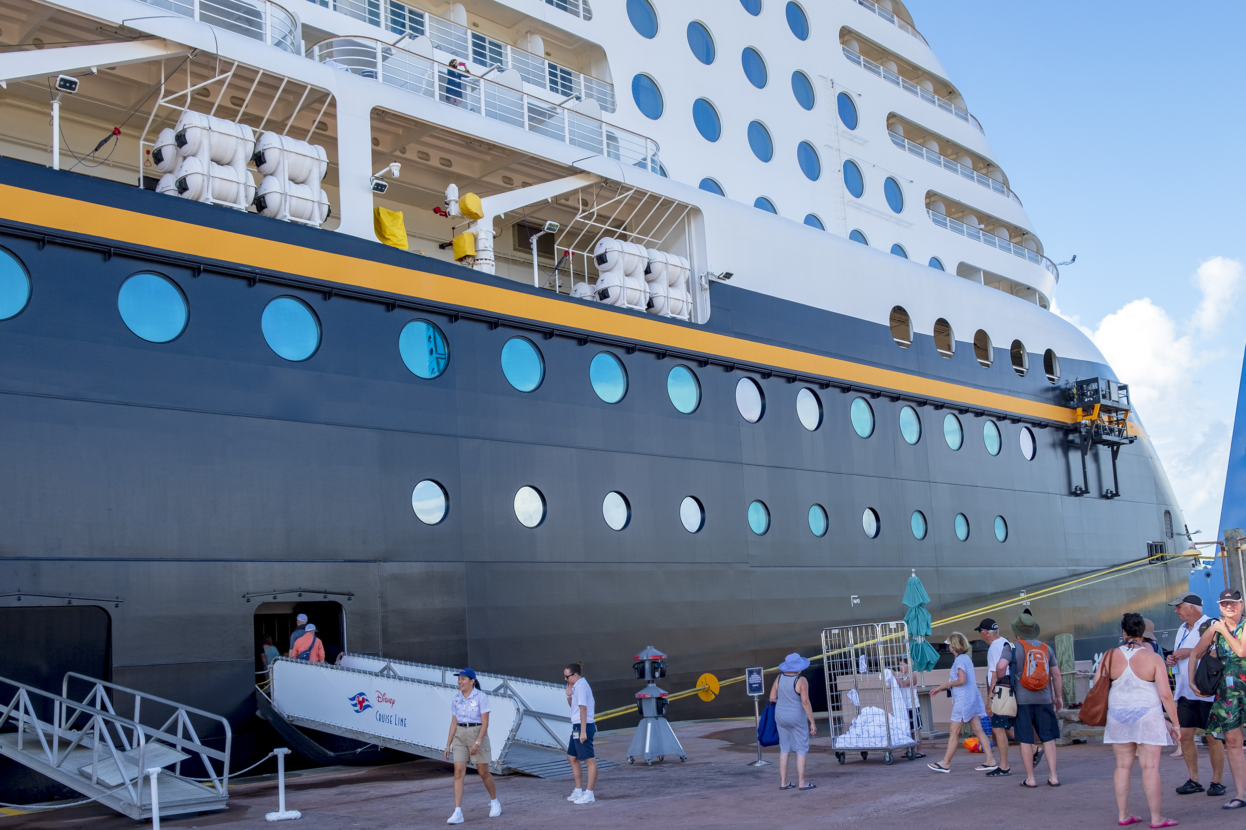 Castaway Cay Disney Dream docked