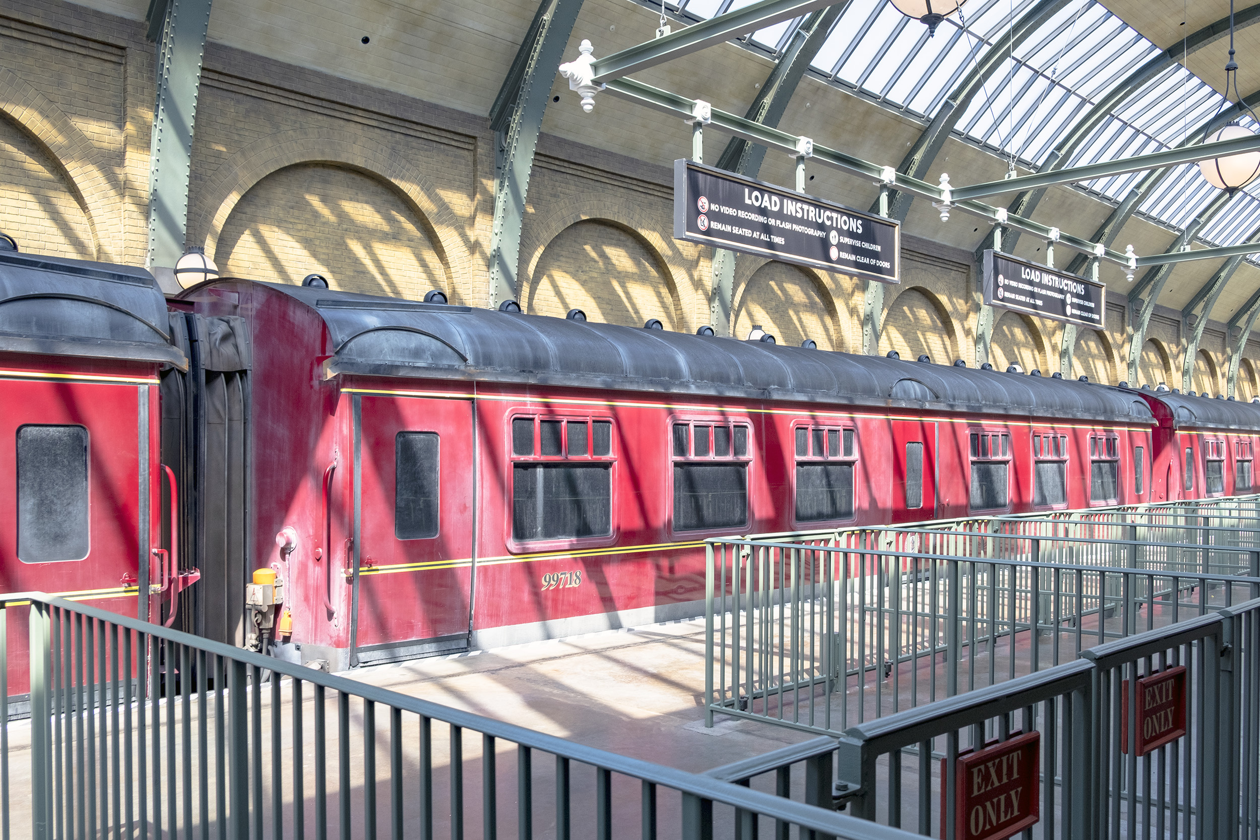 Hogwarts Express på Kings Cross Station Diagon Alley The Wizarding World of Harry Potter Orlando