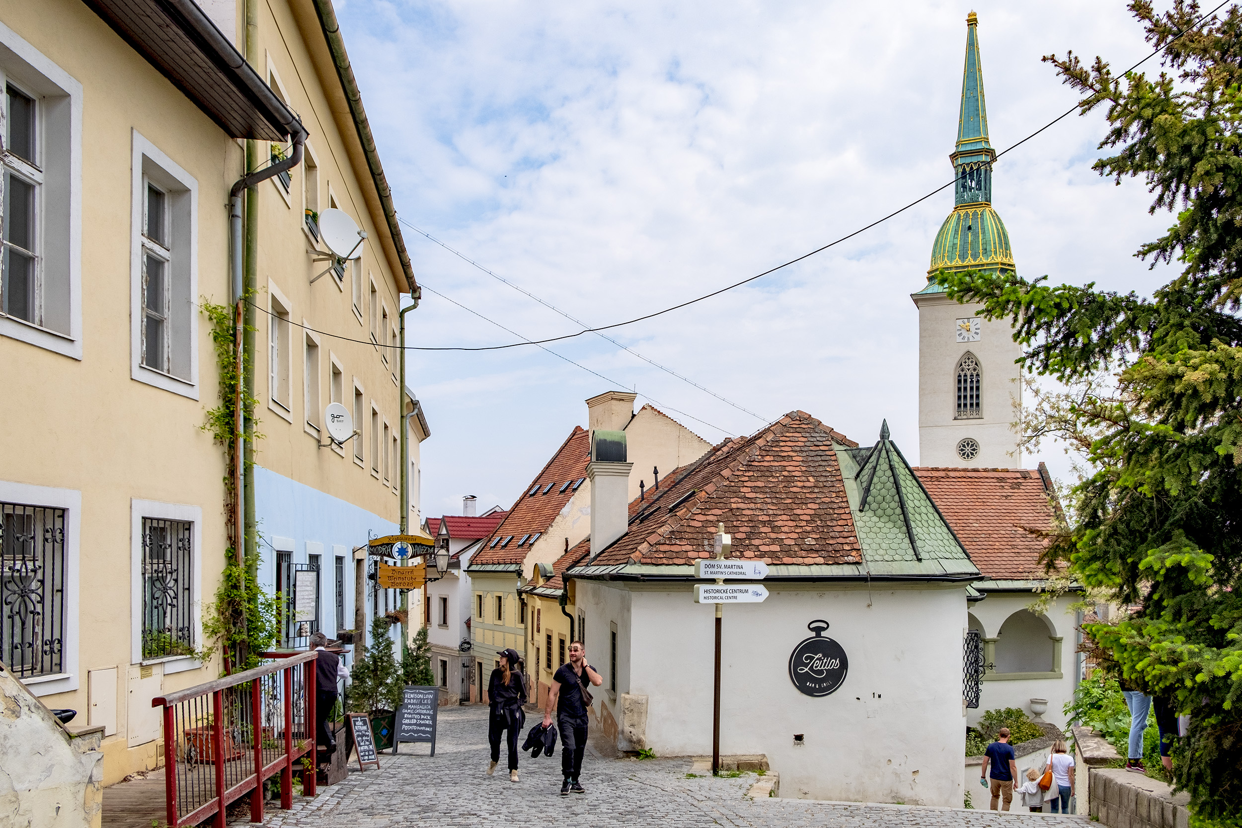 Beblaveho Street Bratislava Slovakien