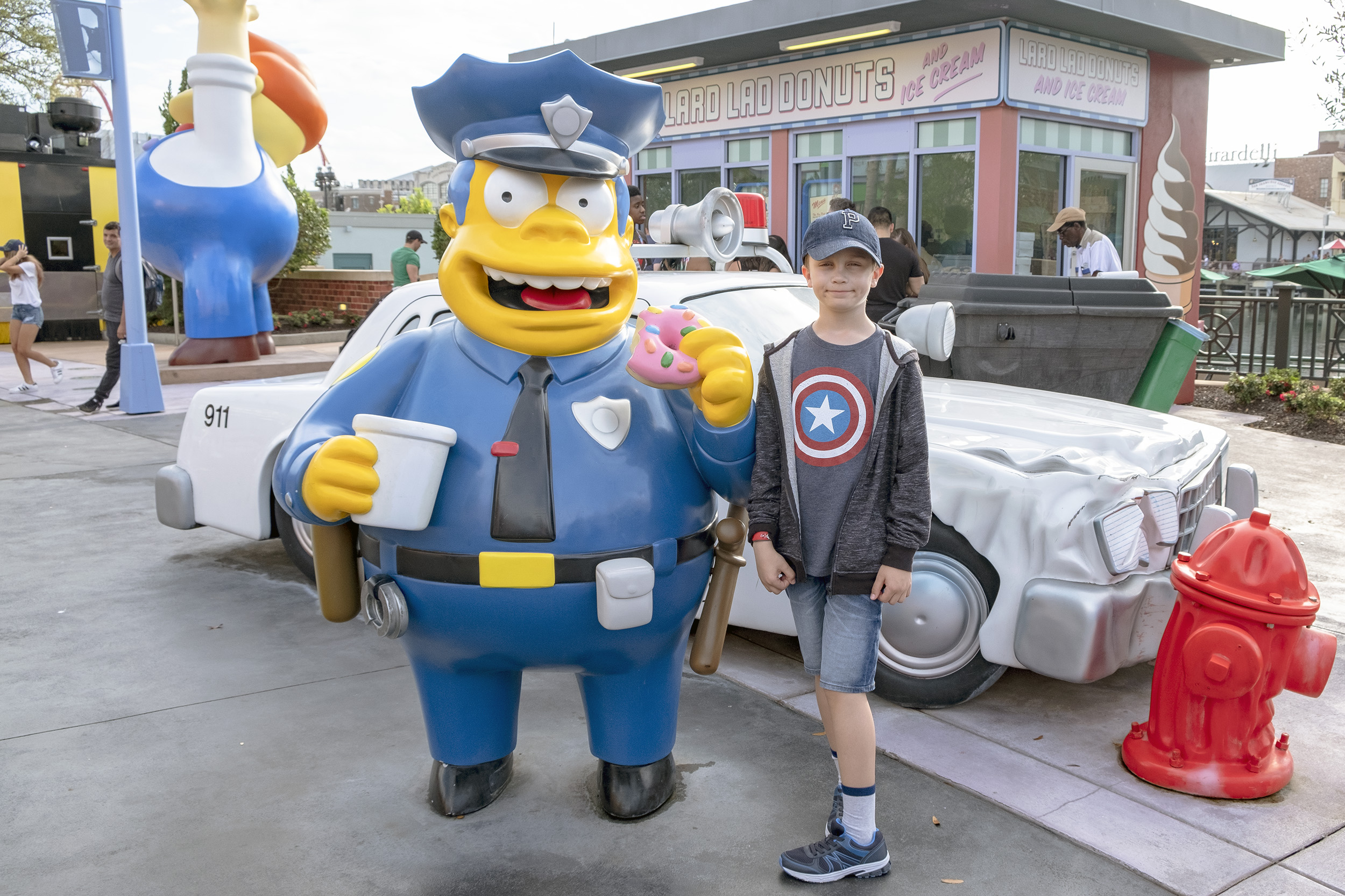 Chief Wiggum Universal Studios Orlando Simpsons