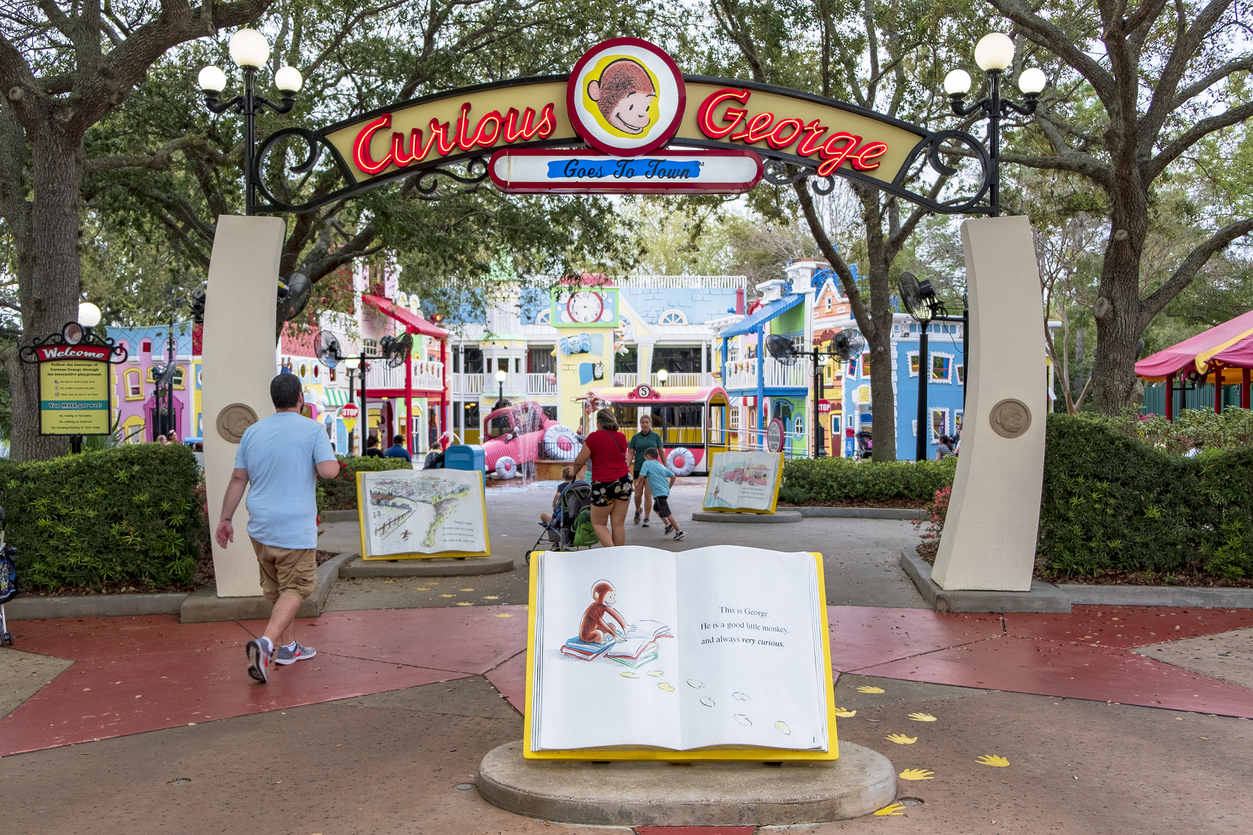 Curious George Goes To Town Universal Studios Florida