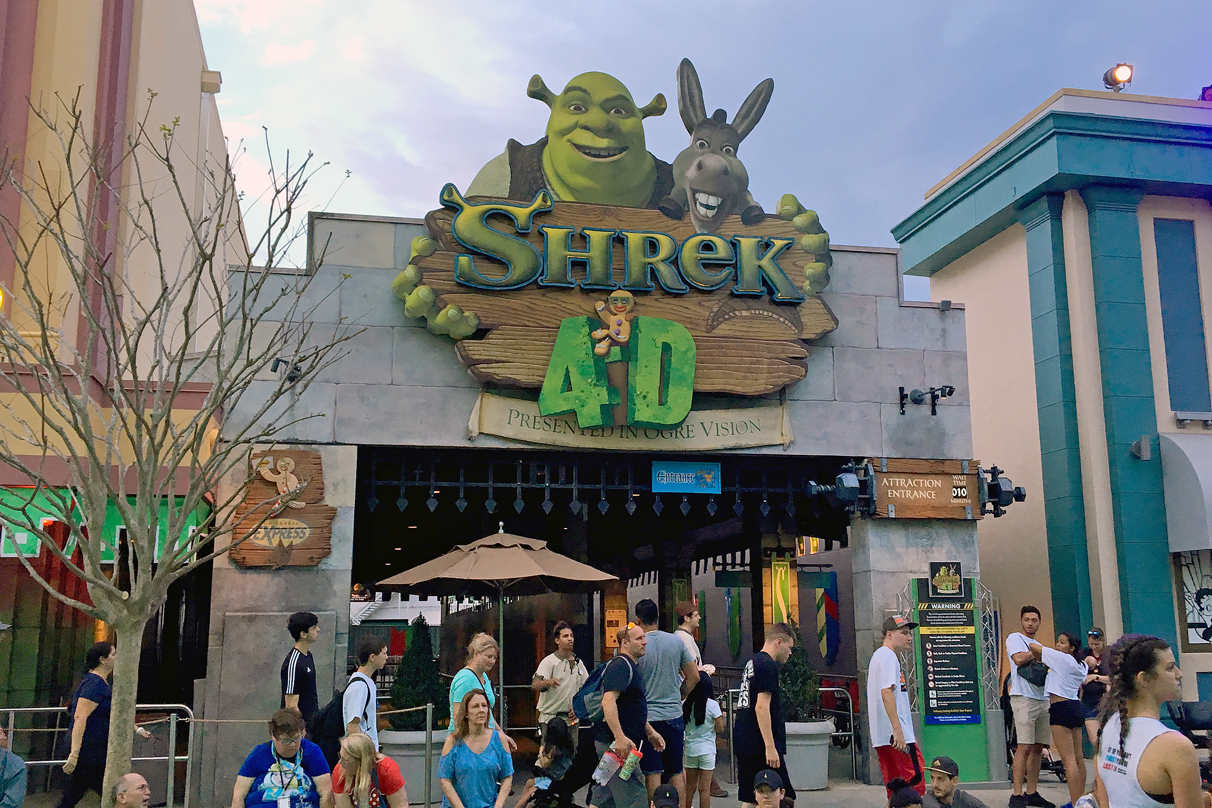 Shrek 4 D Åkattraktion Universal Studios Florida Åkattraktion