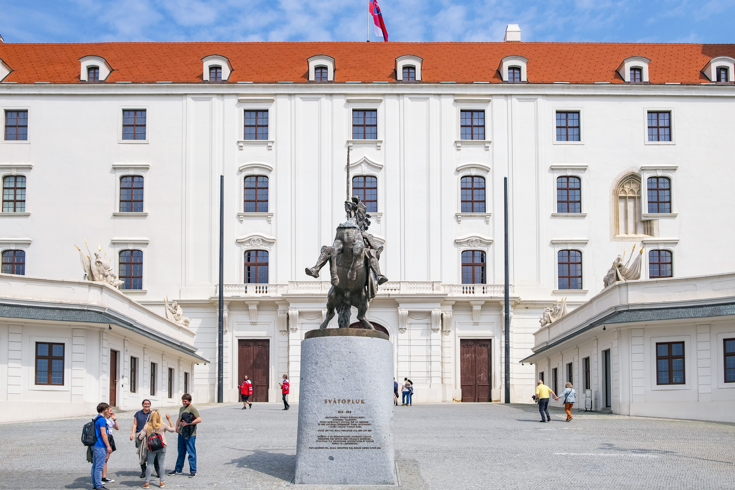  King Svätopluk Slottet i Bratislava