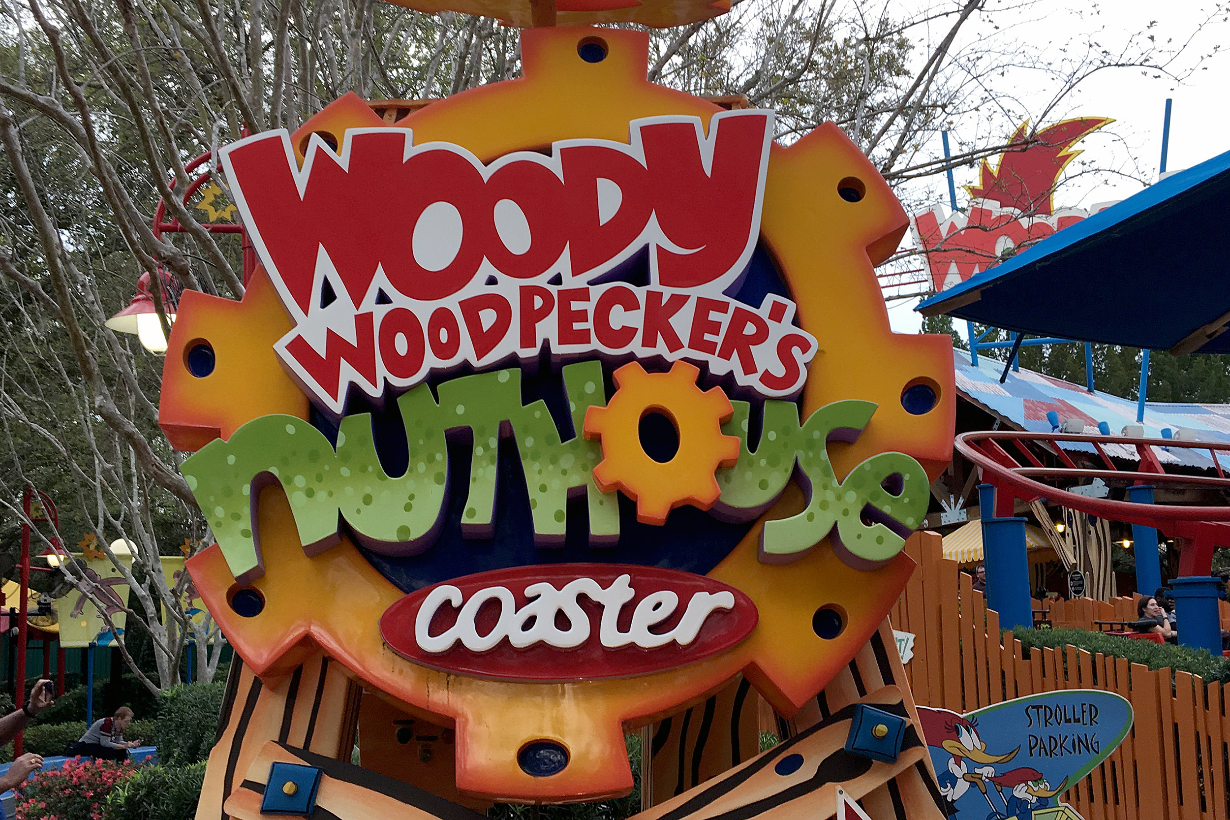 Woody Woodpeckers Coaster Universal Studios Florida Åkattraktioner