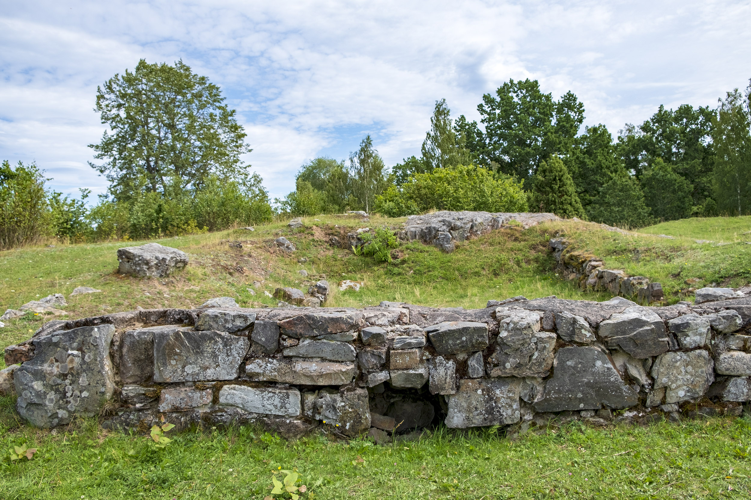 Hultaby Slottsruin Vetlanda