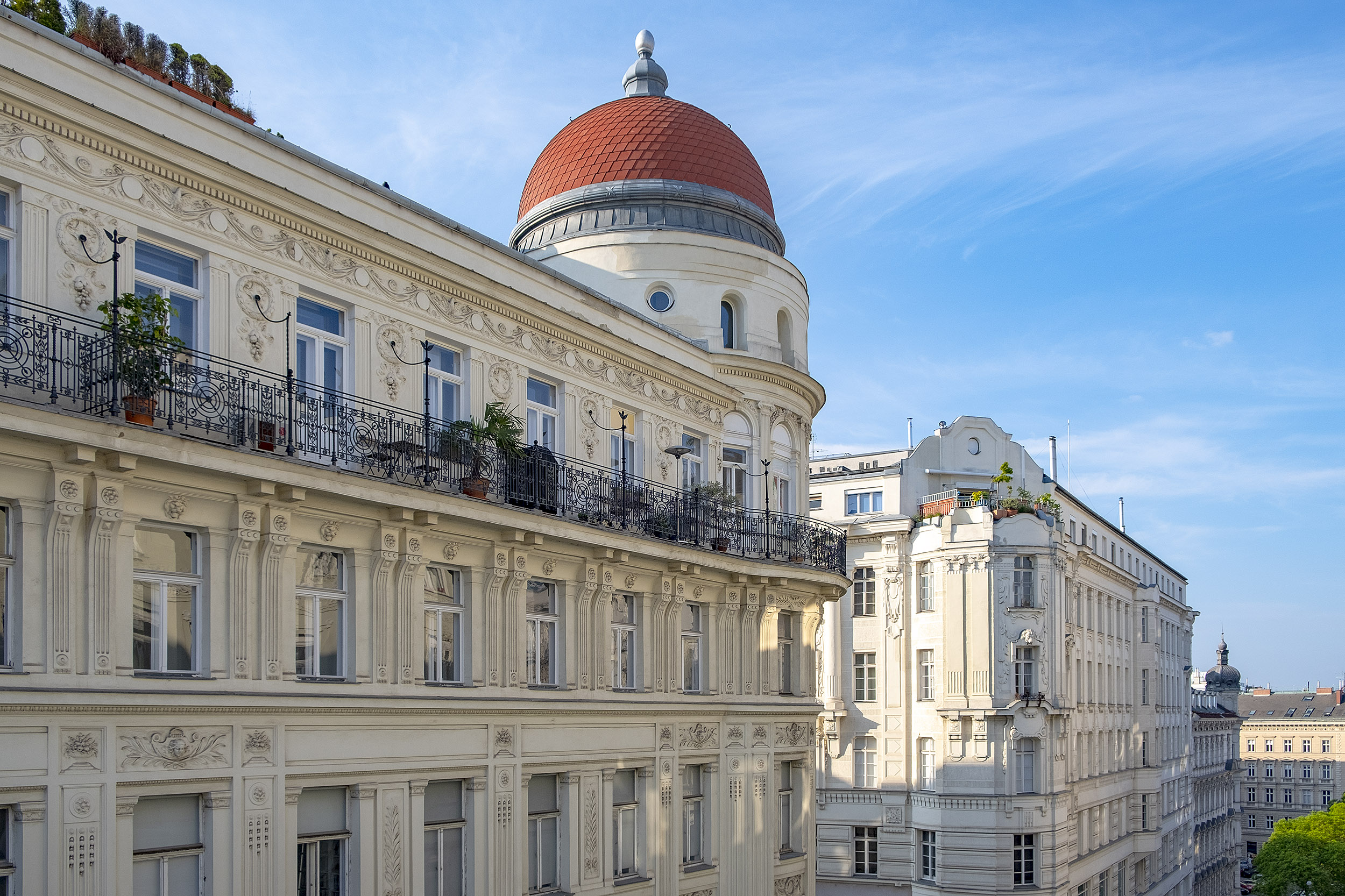 Hotel Das Tigra Wien Utsikt Balkong