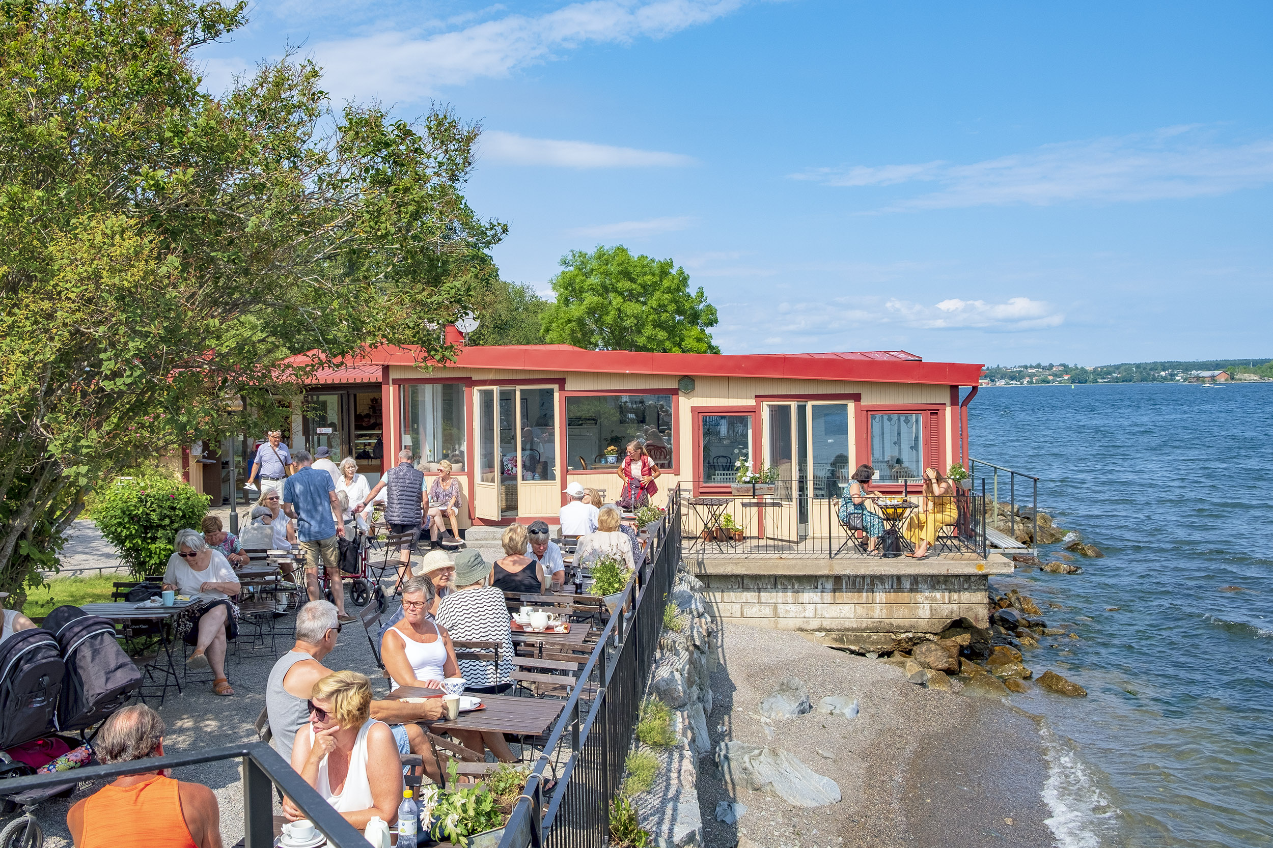 Cafe Blockhusporten Djurgården sommarcaféer