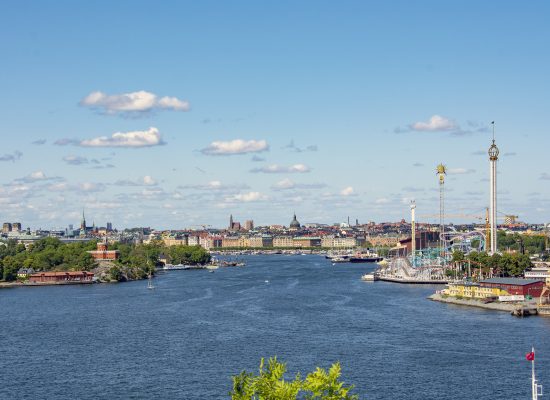 Utsikt från Fåfängan Stockholm Sommarcaféer