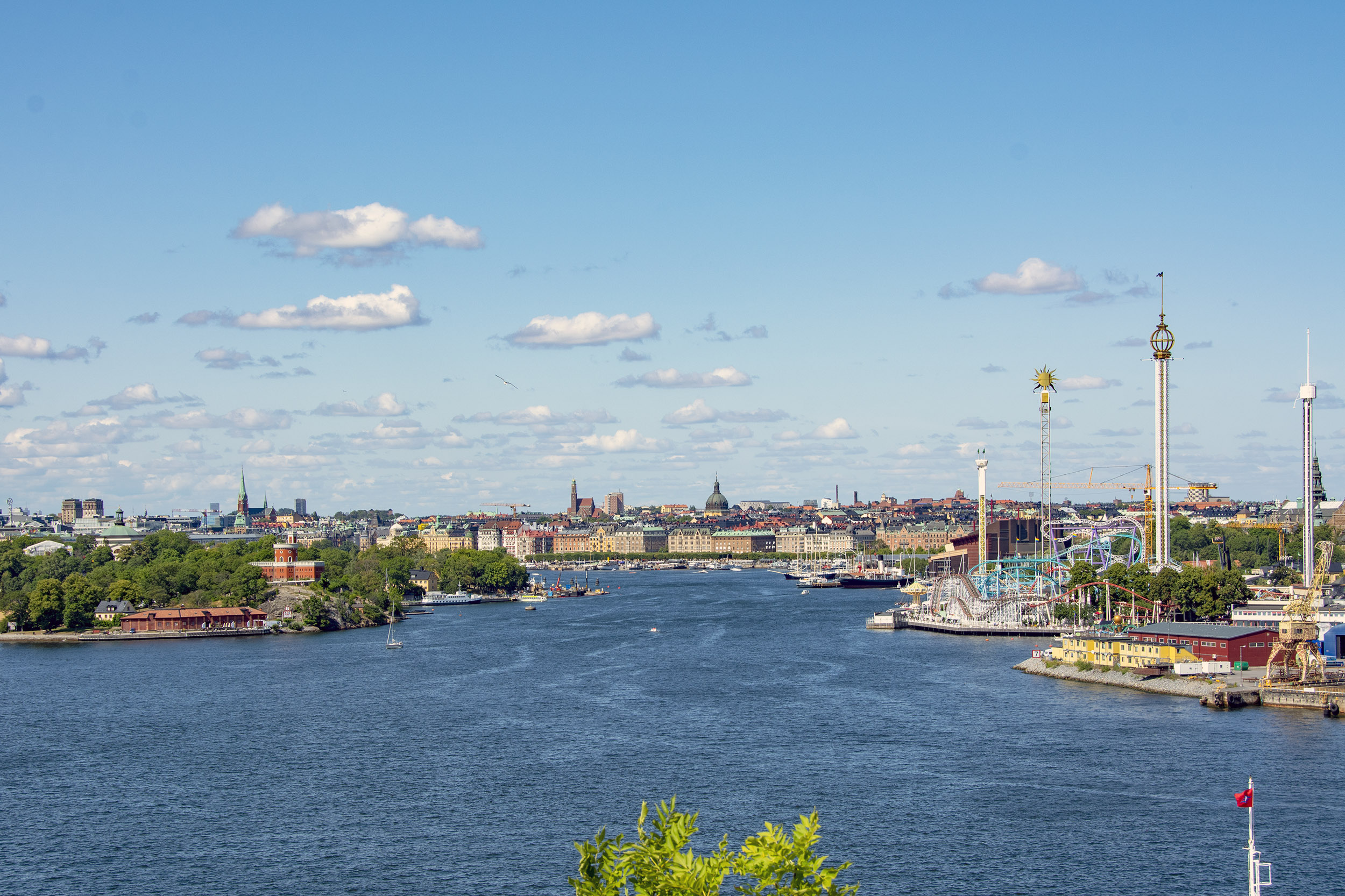 Utsikt från Fåfängan Stockholm 