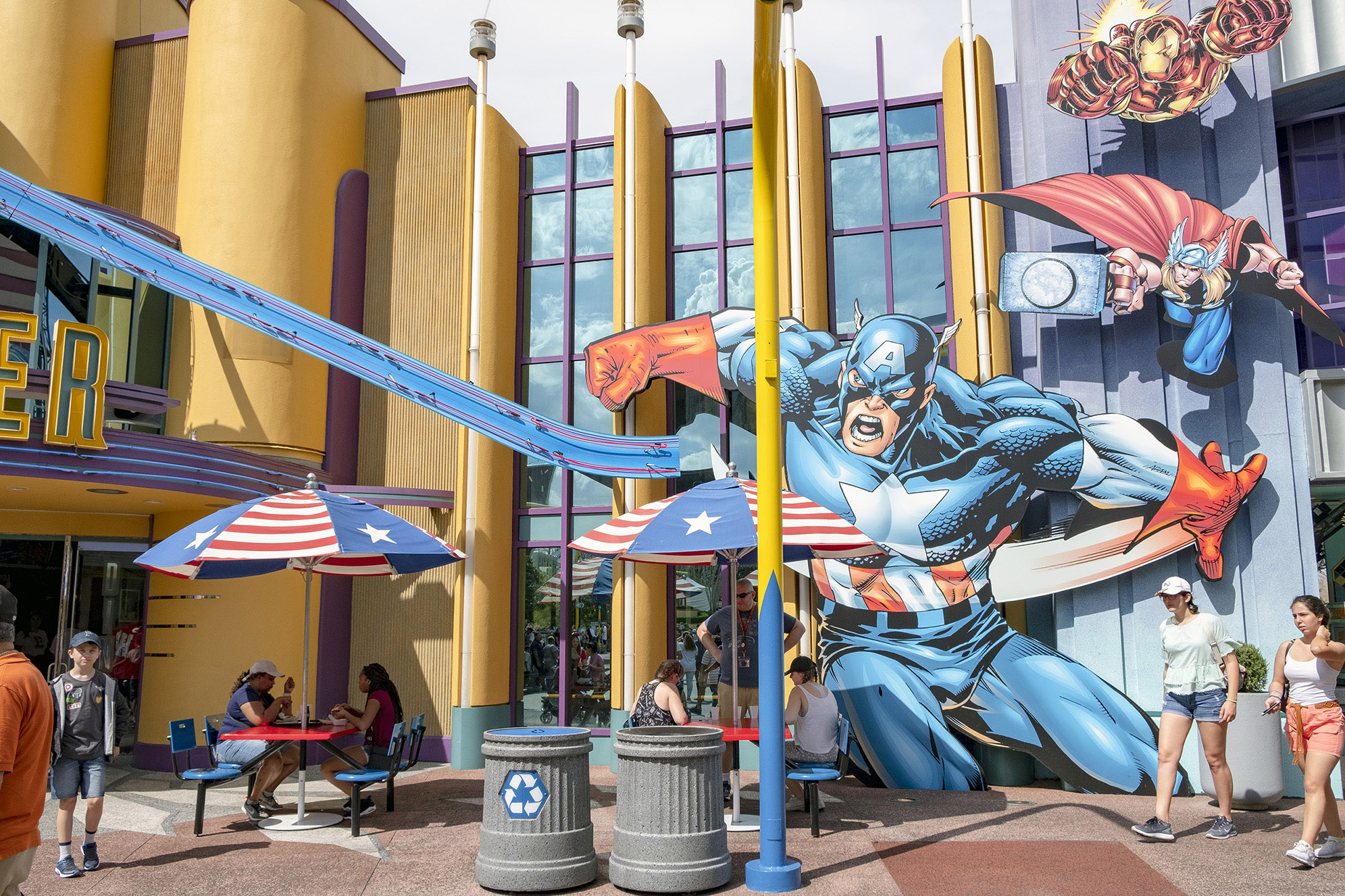 Captain America Diner Islands of Adventure