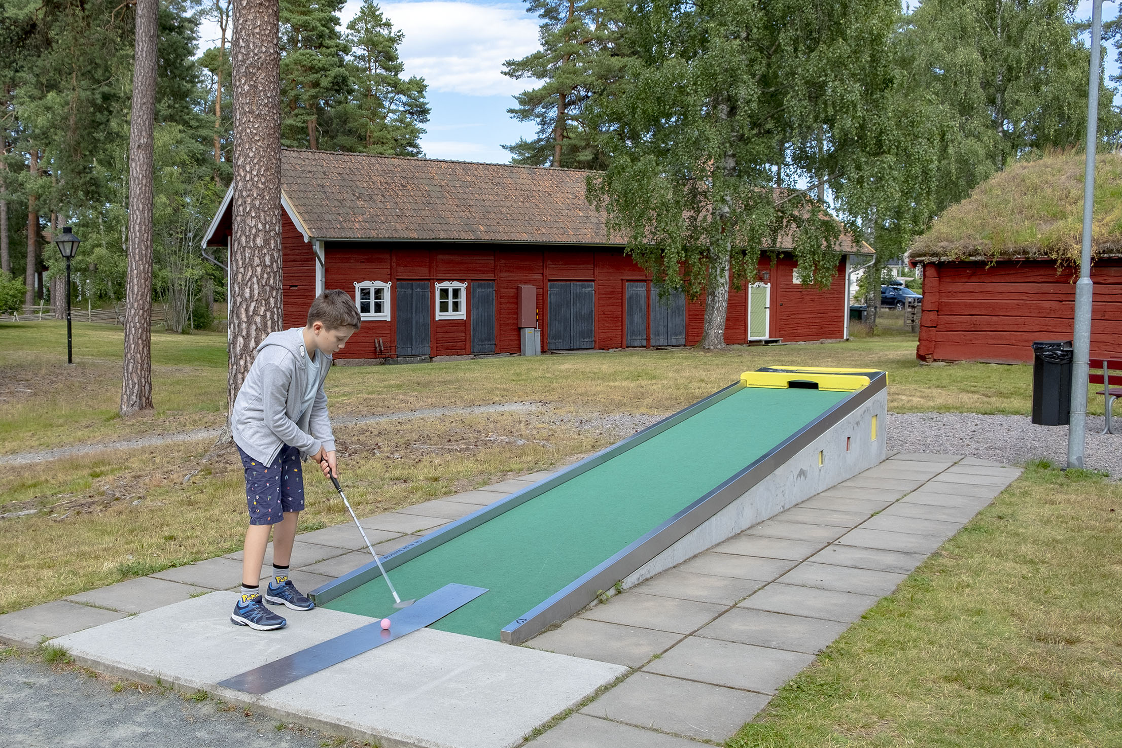 Minigolf i Forngården, Vetlanda. sommaren 2019