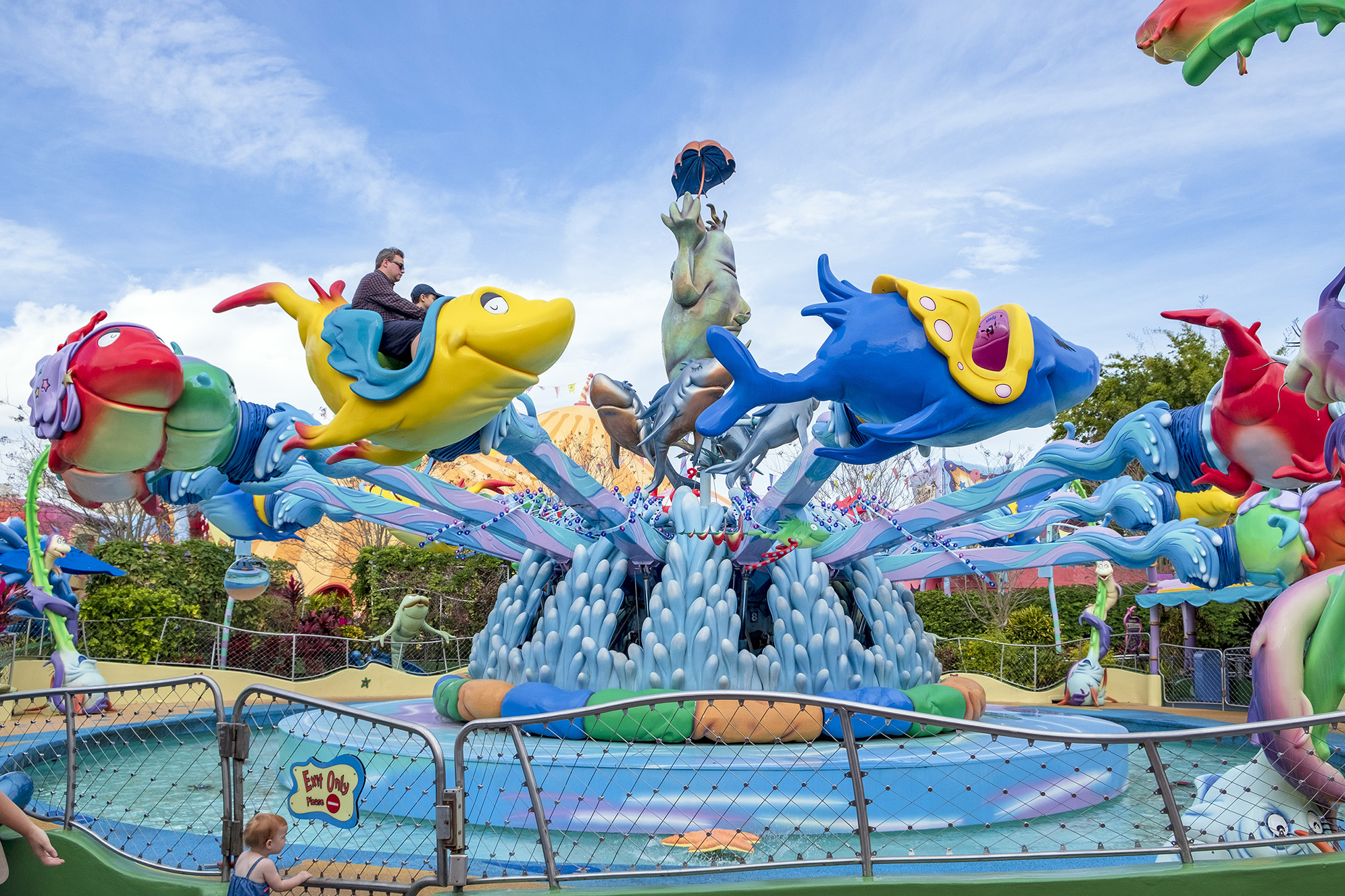 One Fish, Two Fish, Red Fish Islands of Adventure, Blue Fish