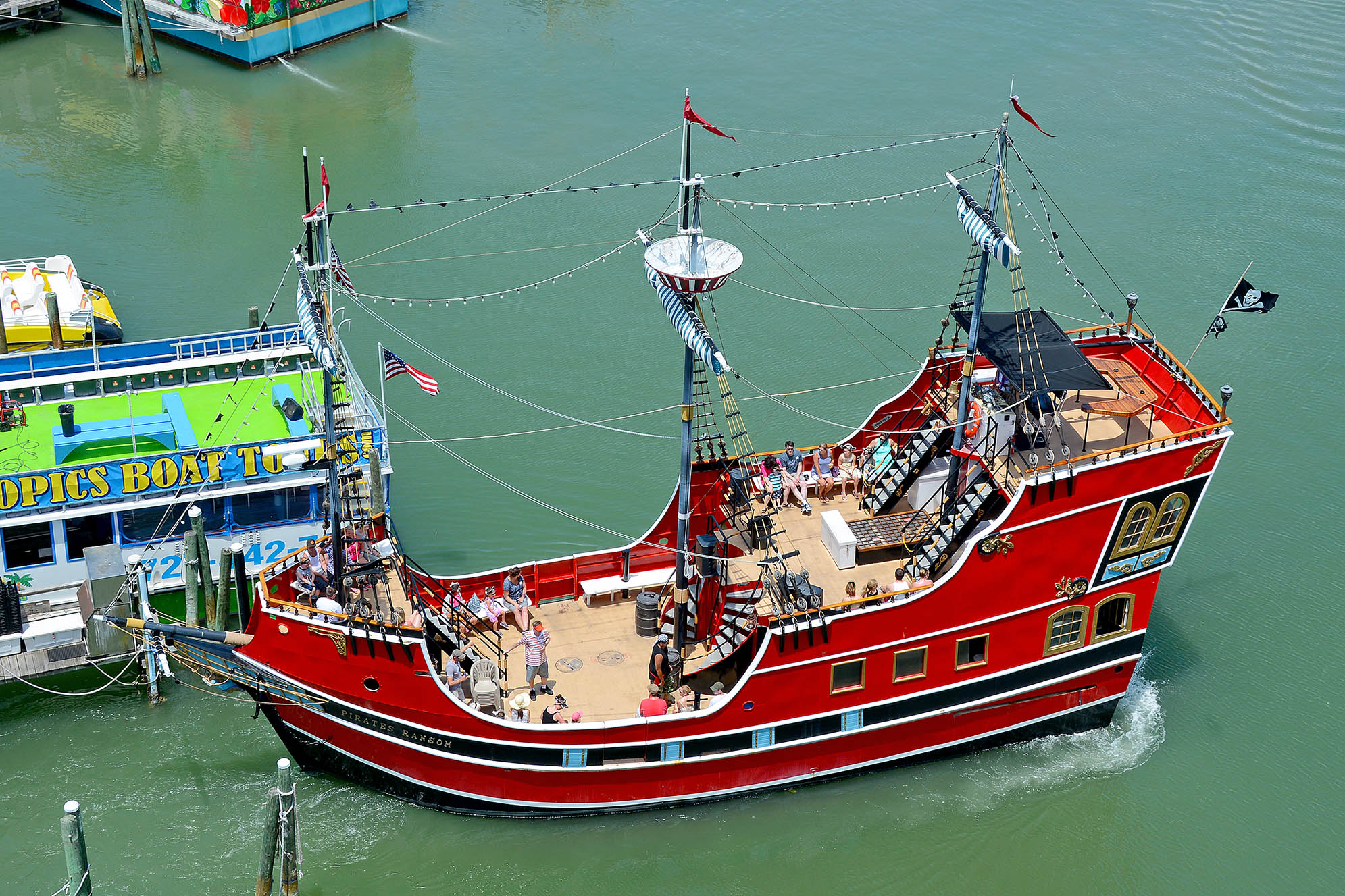 Clearwater Beach pirate boat