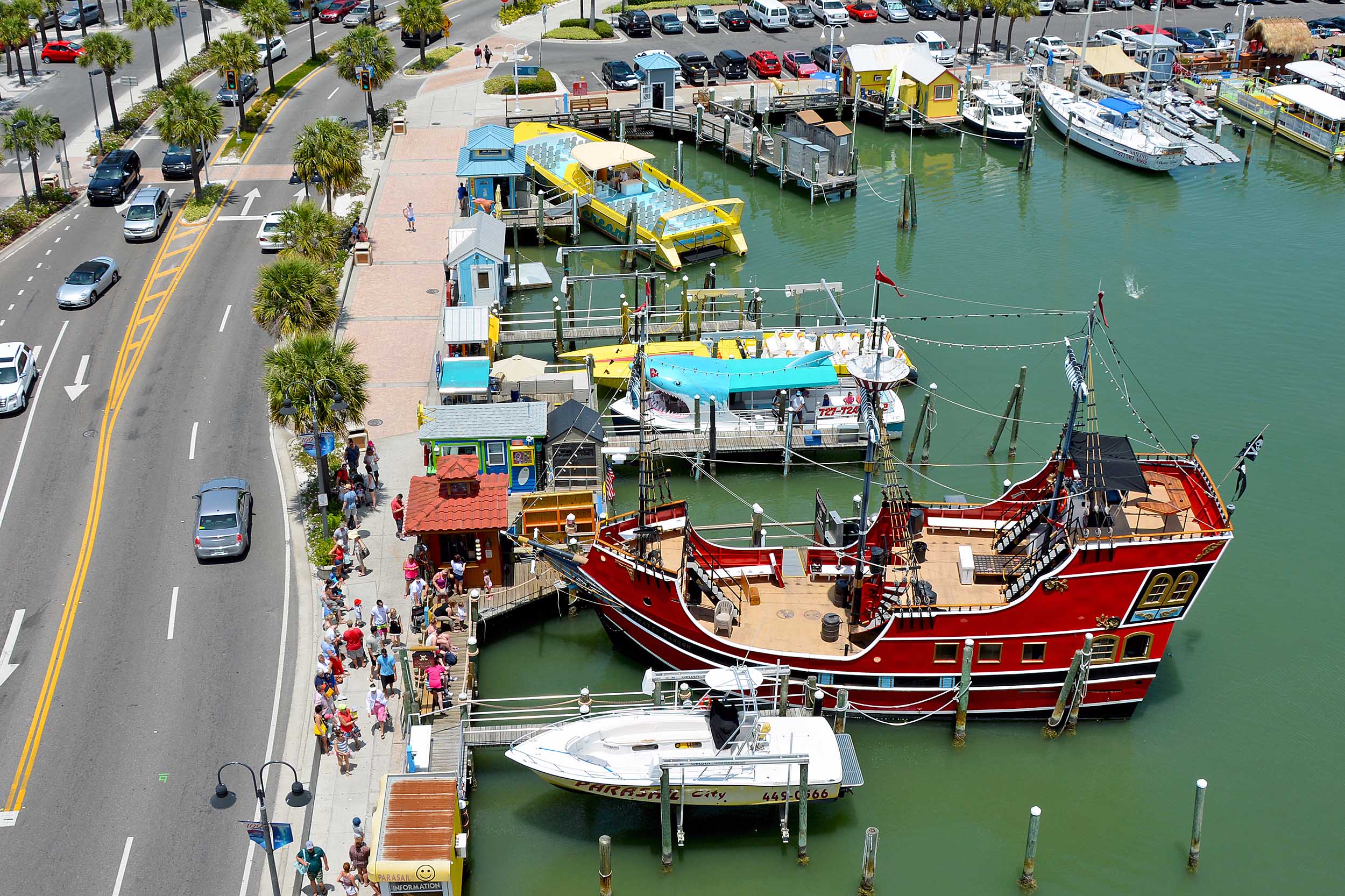 Clearwater Beach pirate boat