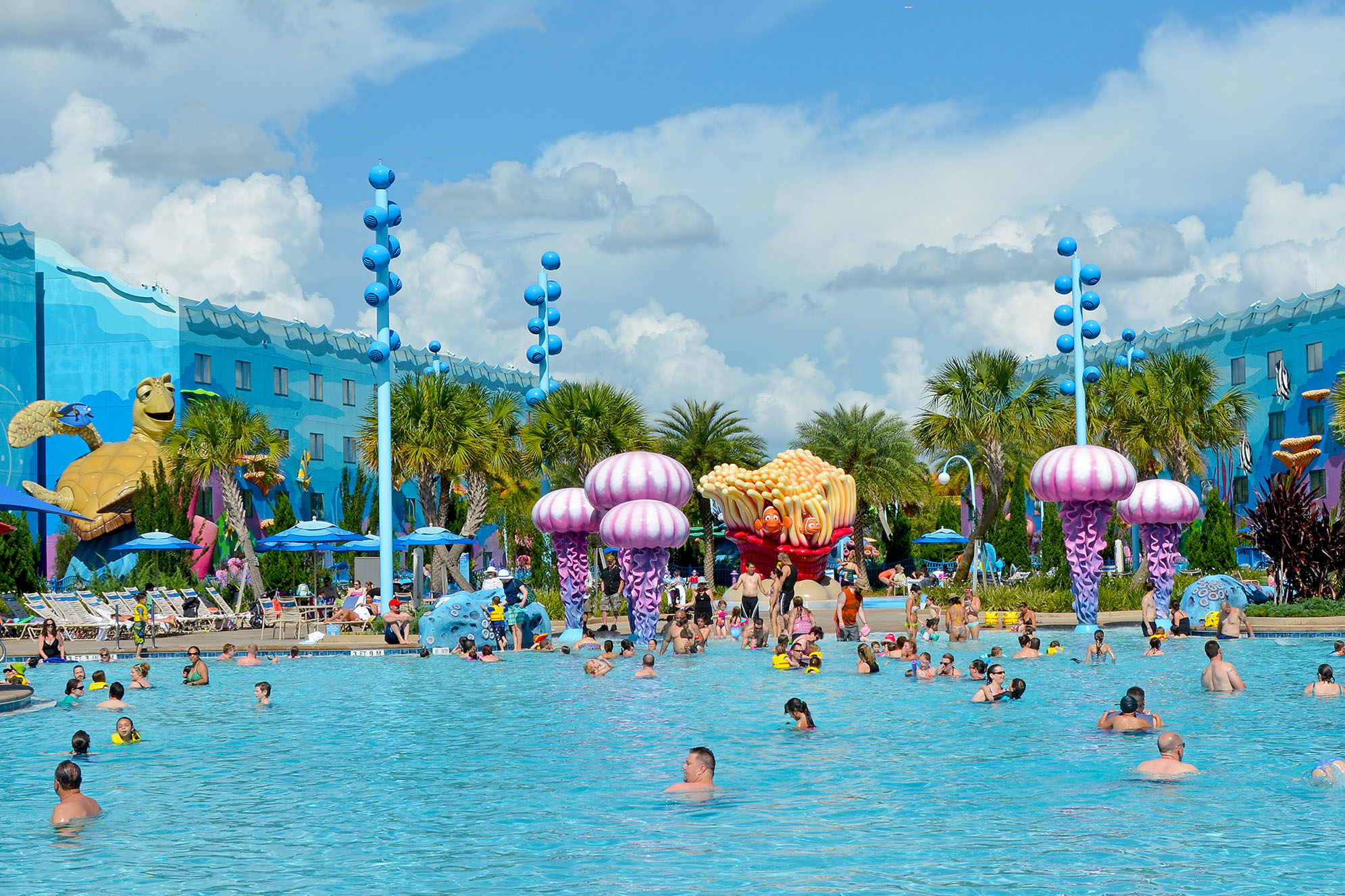 The big blue på Disney's Art of Animation Resort