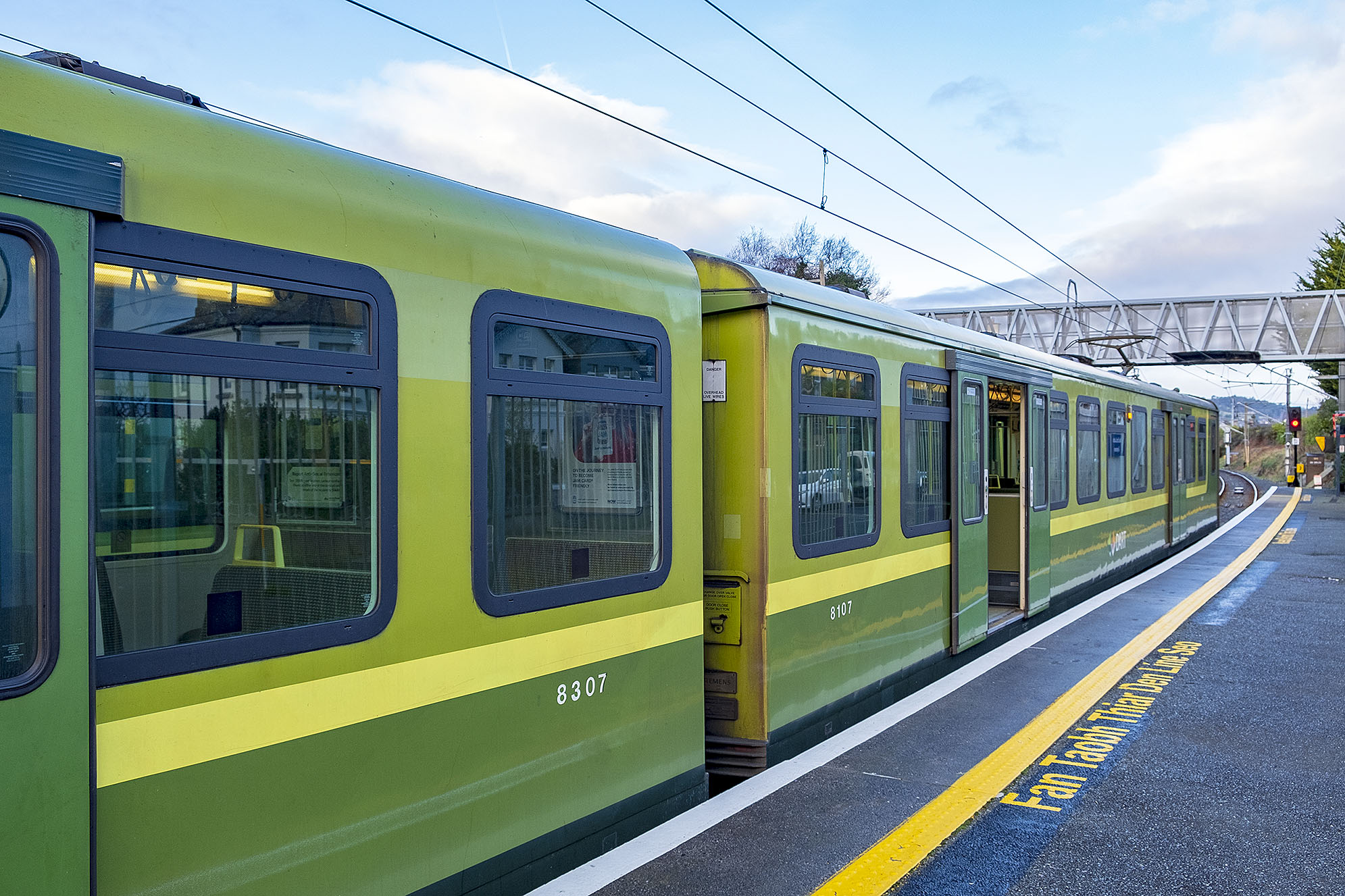 Dart train Dublin Greystones