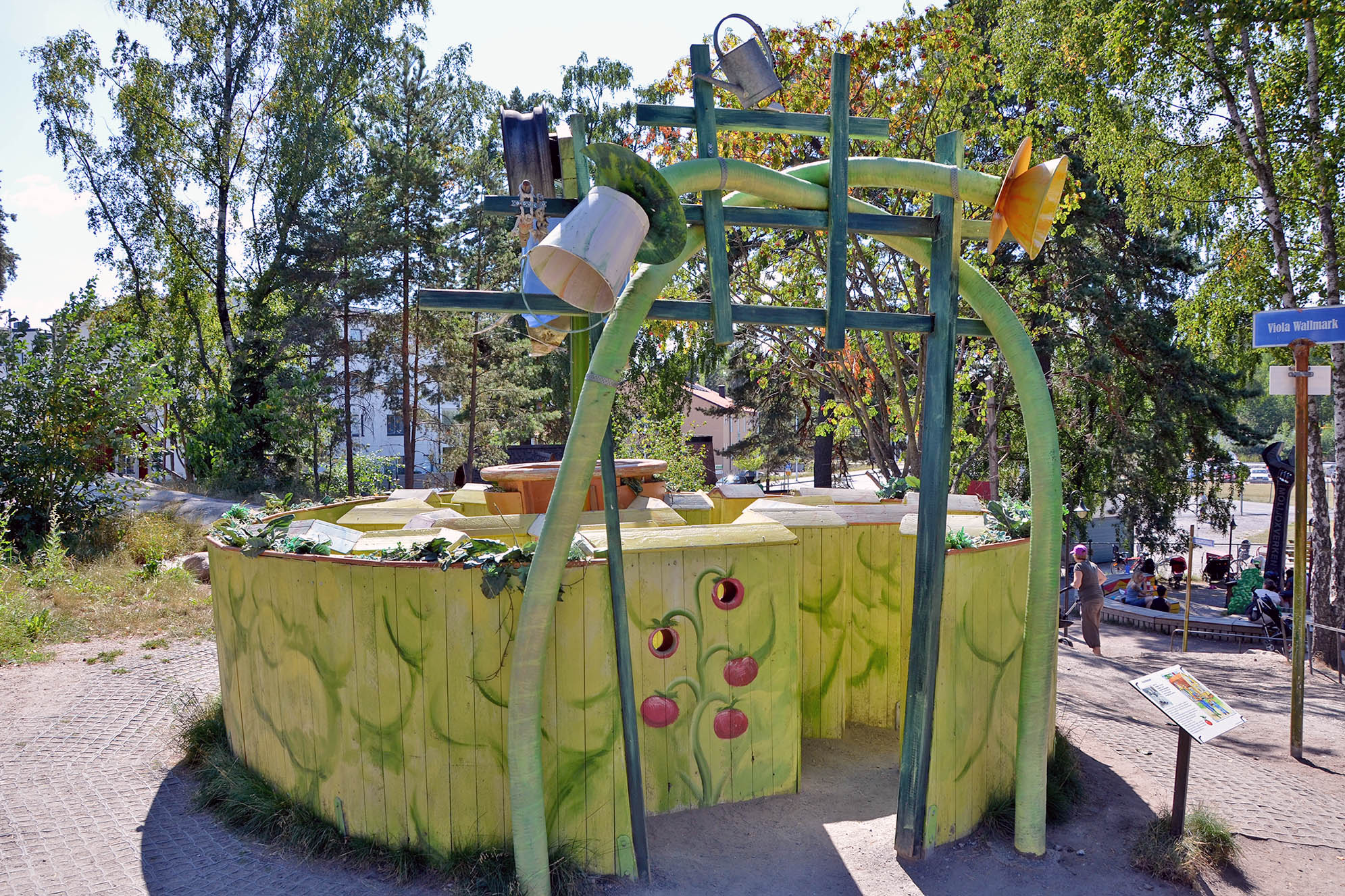 Mulle Meck-parken Järvastaden Stockholms bästa lekplatser