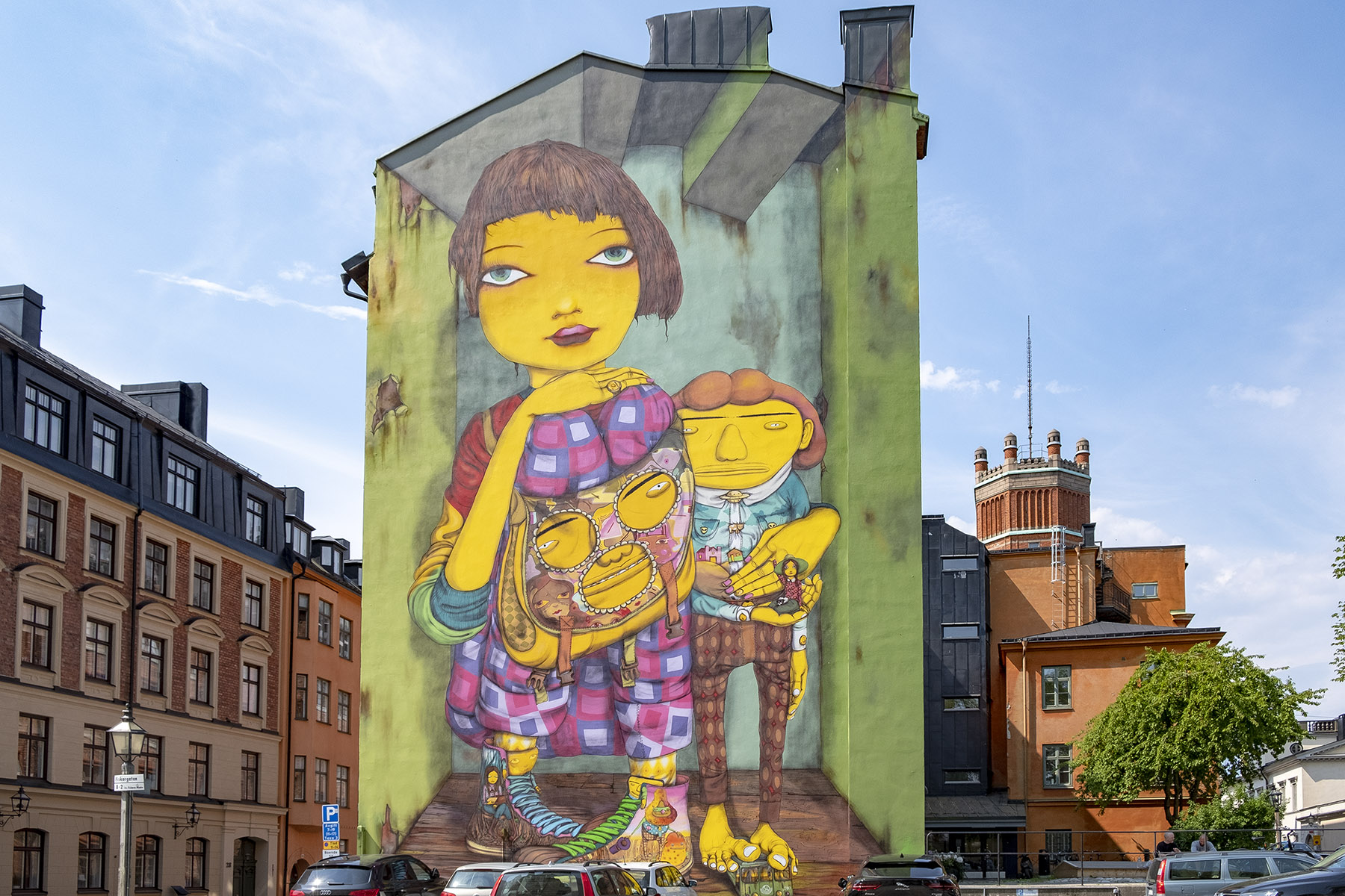 Street art fiskargatan södermalm