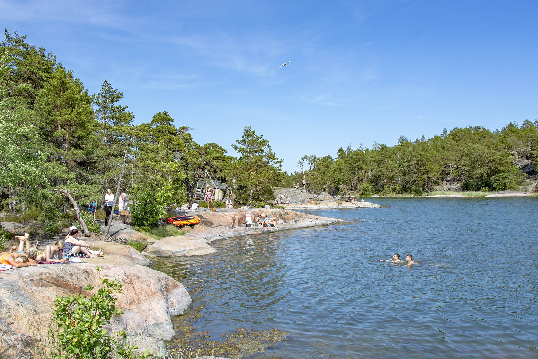 Badklippor Aspskär Stendörrens naturreservat