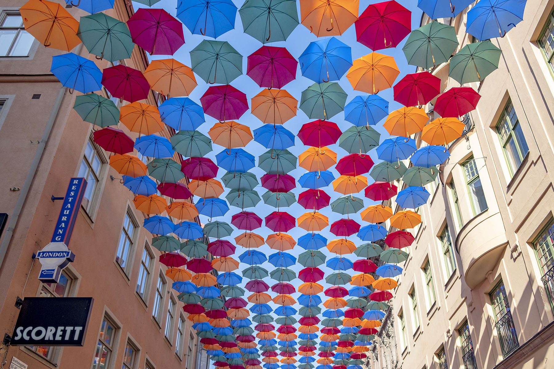 Umbrella Sky Project Stockholm