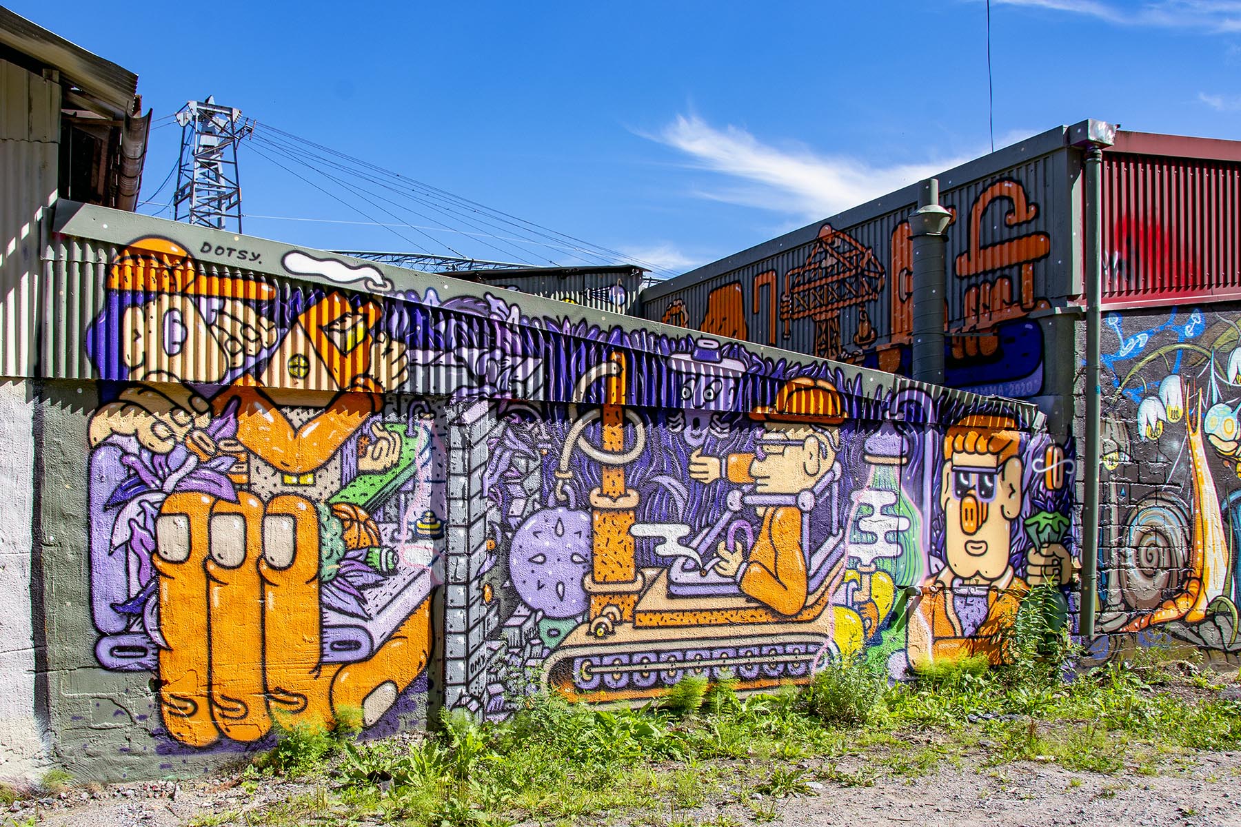 Snösätra gatukonst graffiti Street art