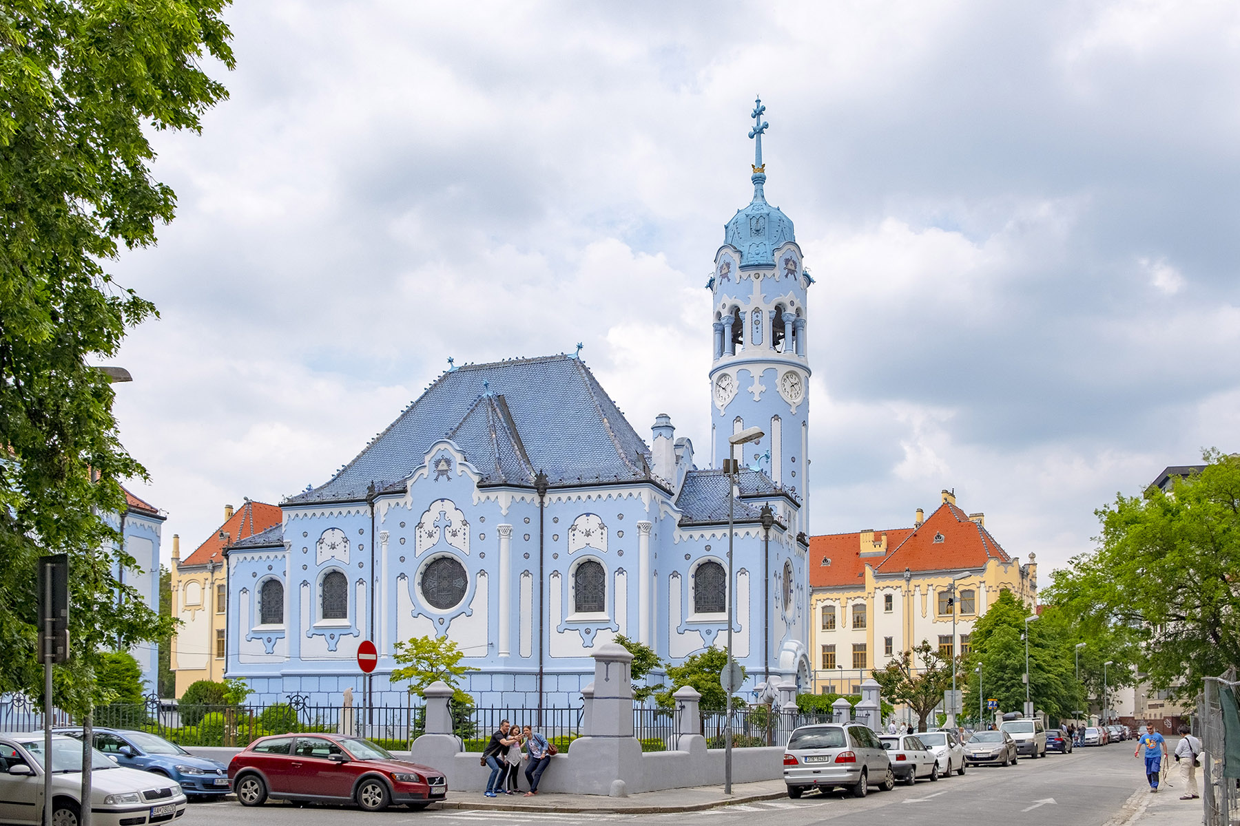 Blå kyrka Church of St. Elizabeth Bratislava.