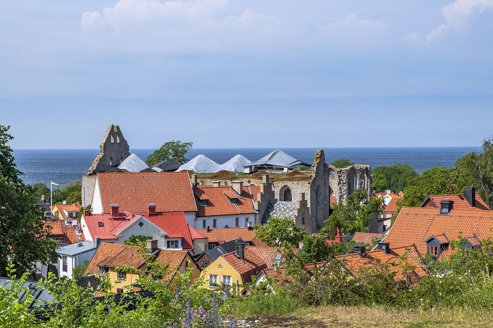 Utsikt visby S:t Nicolai